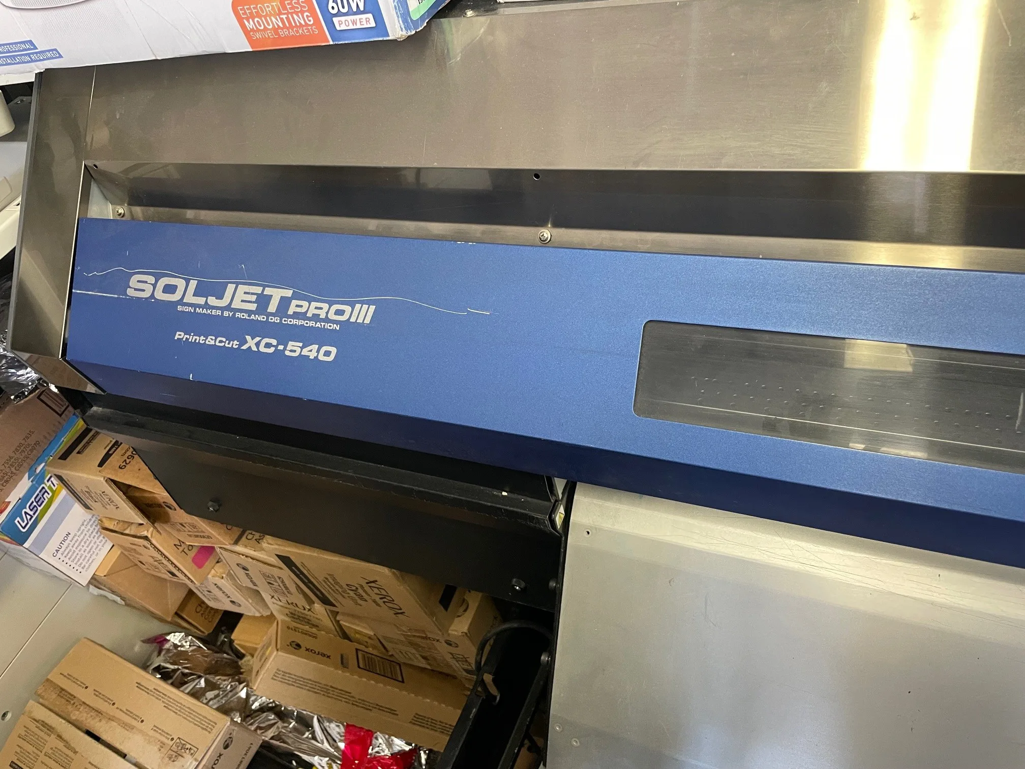 Roland SOLJET Pro III XC-540 – 54″ Eco-Solvent Printer/Cutte image indicator(3)
