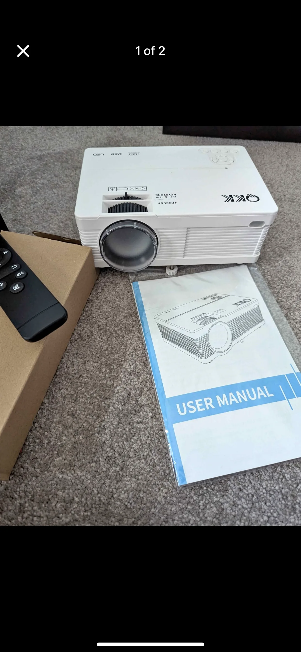 QKK MINI PROJECTOR 100" thumbnail