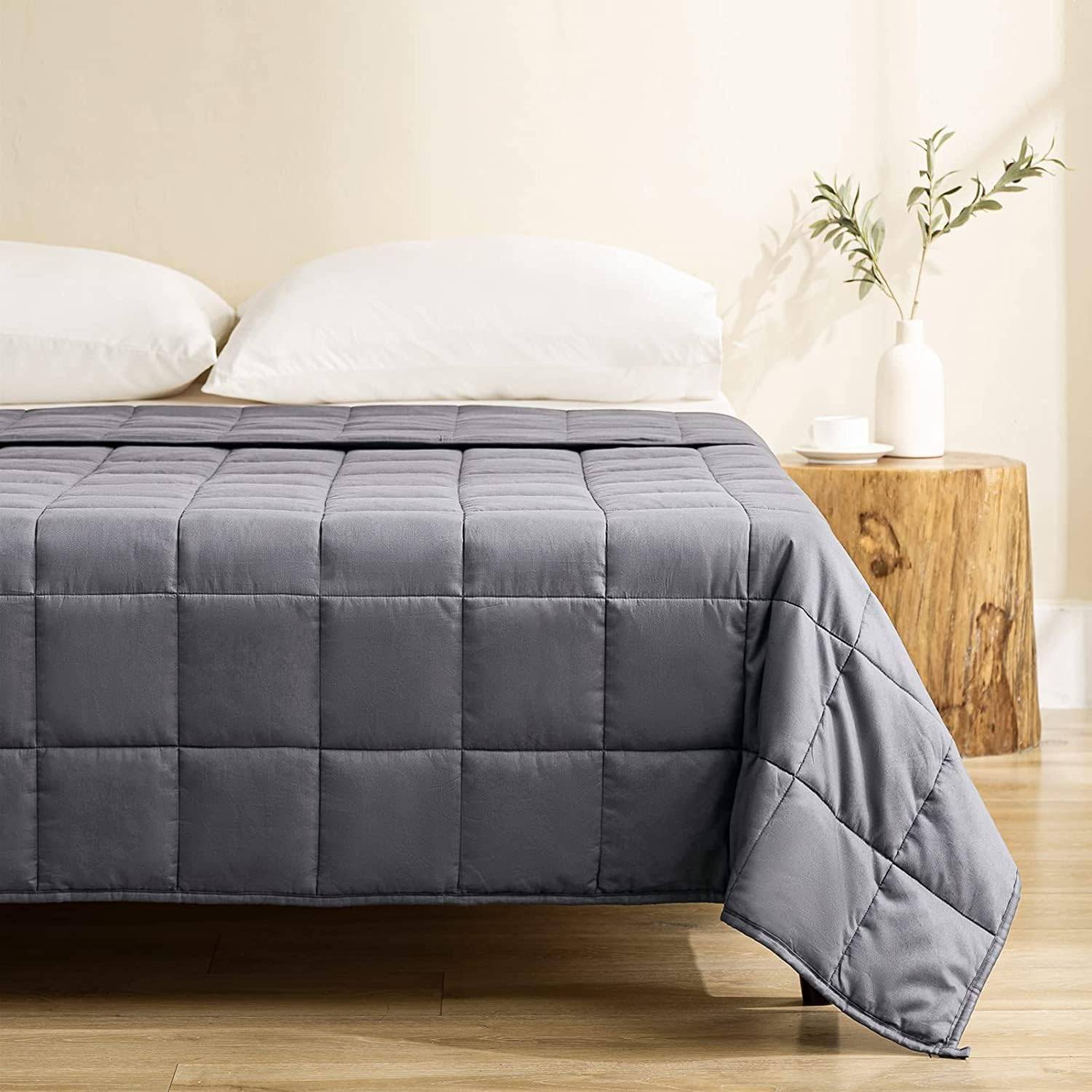 Weighted blanket for adult, 100% cotton, queen size - Like new! - photo 3