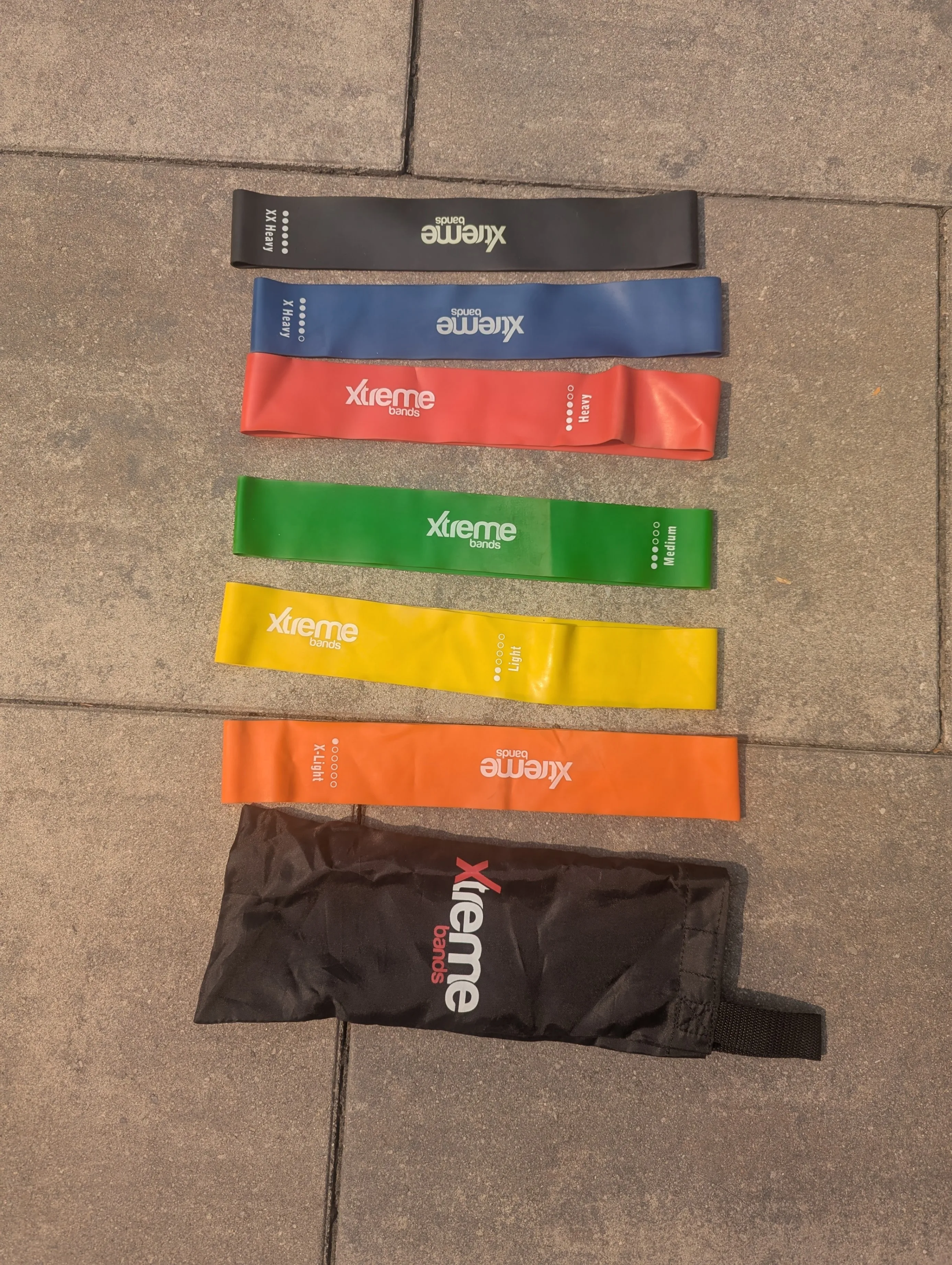 Xtreme Resistance Bands Set with Carry Bag thumbnail
