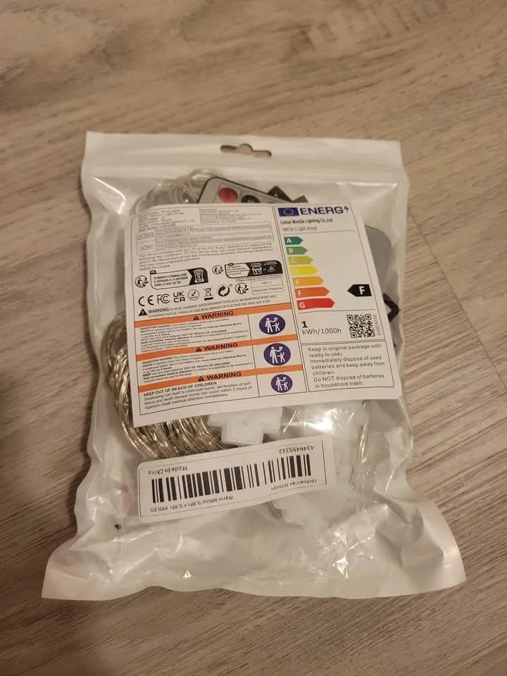 Curtain Lights 9.8ftx9.8ft (3Mx3M) - Warm White image indicator(4)