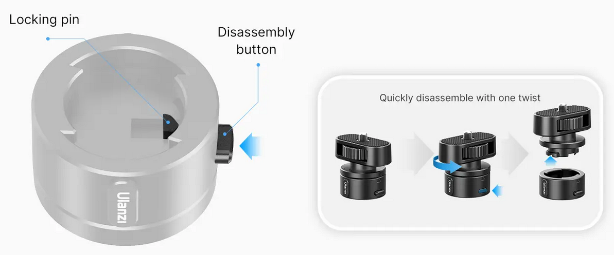 Ulanzi Go-Quick II Magnetic Quick Release Set - photo 5