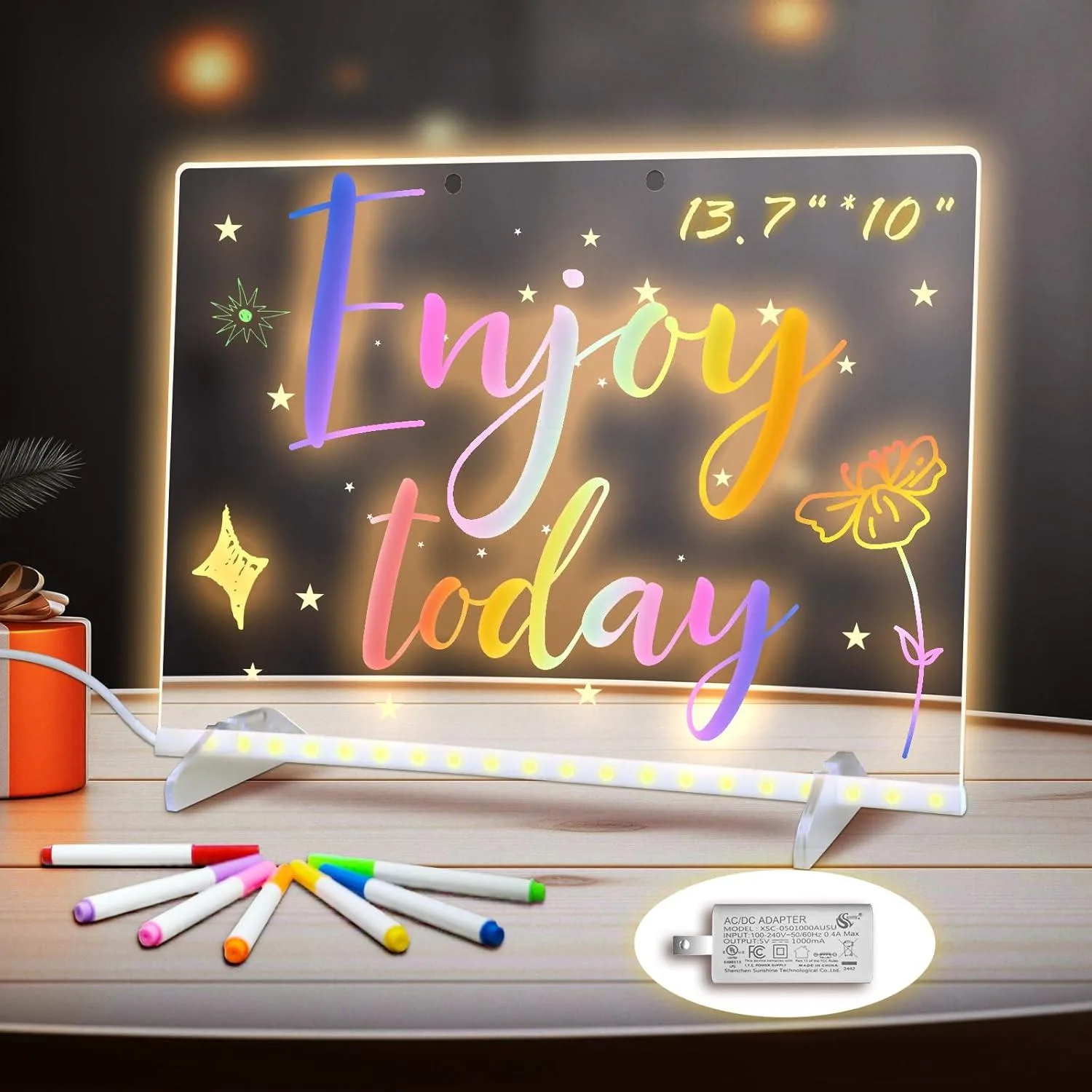 LED Note Board with 7 Colors & 4 Modes for Kids & Drawing thumbnail