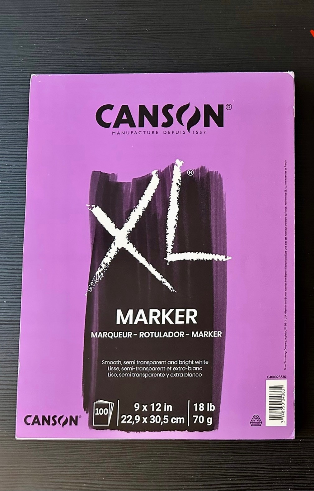 Canson XL Marker Pad / Drawing Pad / Sketch Book