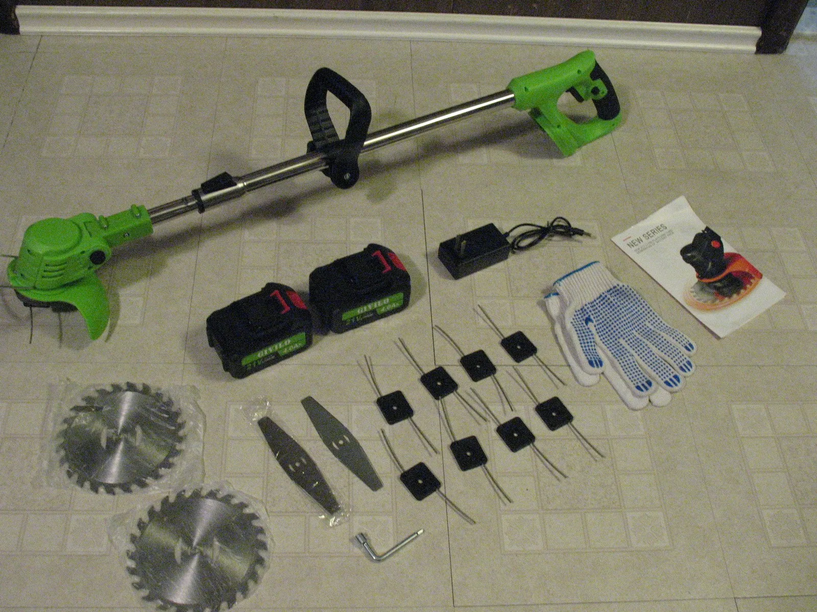 21 Volt Cordless Grass Trimmer, BRAND NEW image indicator(9)