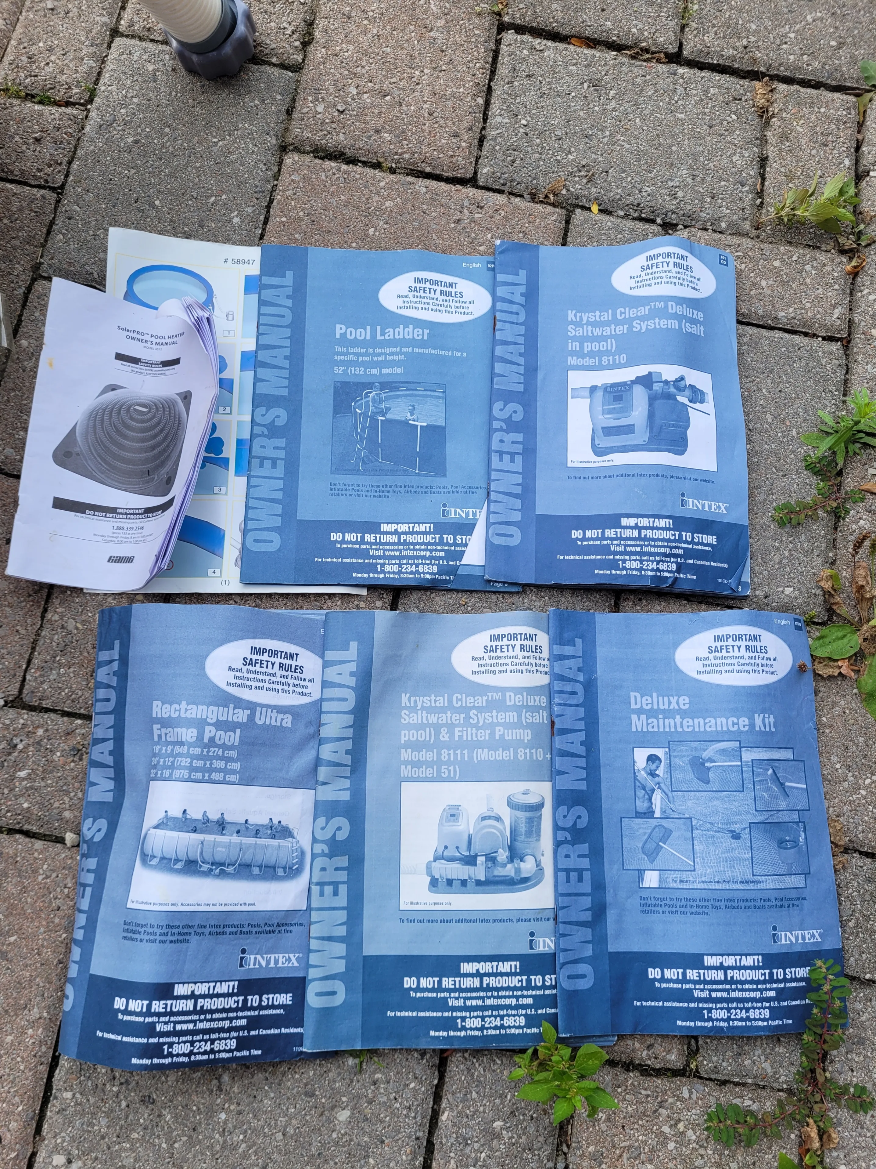 Used Intex Rectangular Ultra Frame Above Ground Pool- 18'x9'x52" image indicator(8)