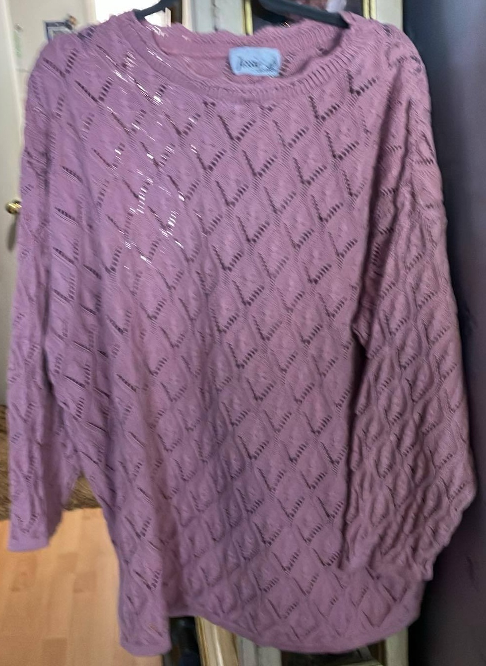 Women Pink Sweater - Size 18