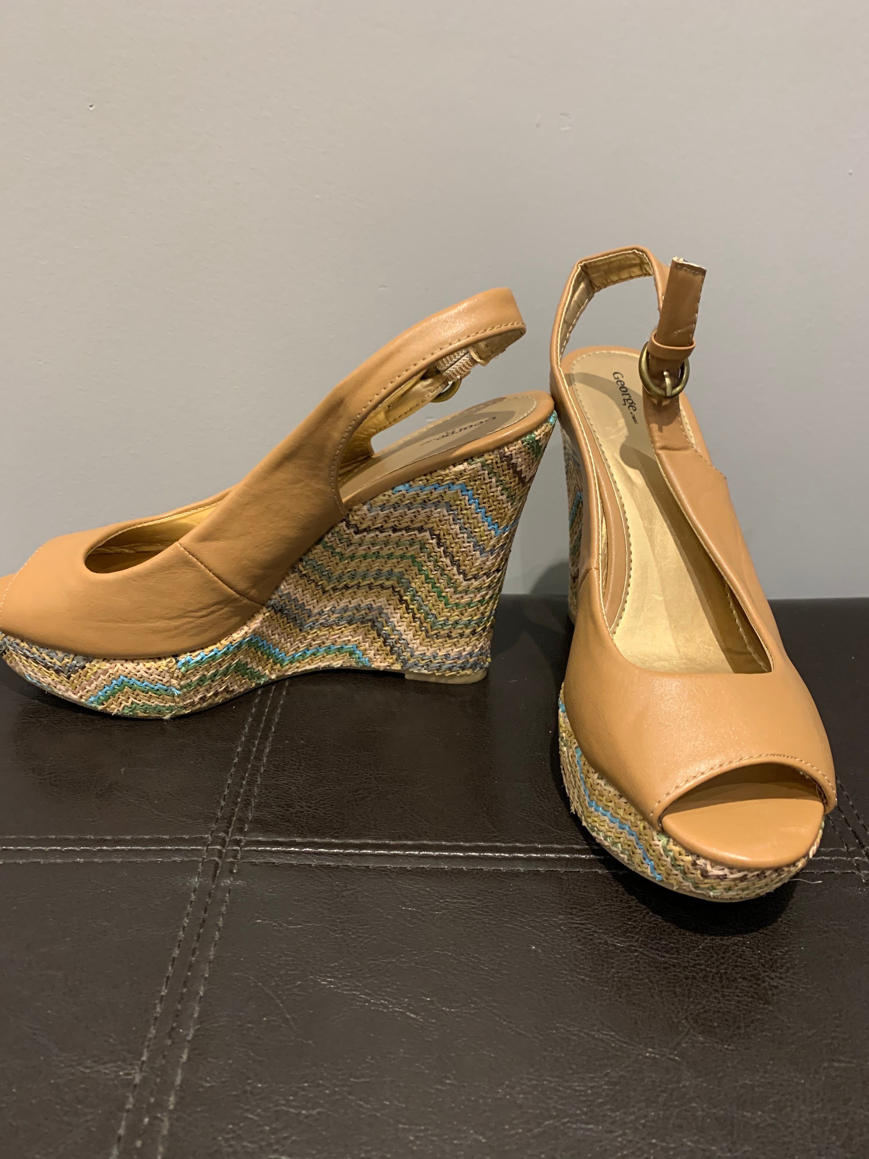 Tan Wedge Heels - photo 2