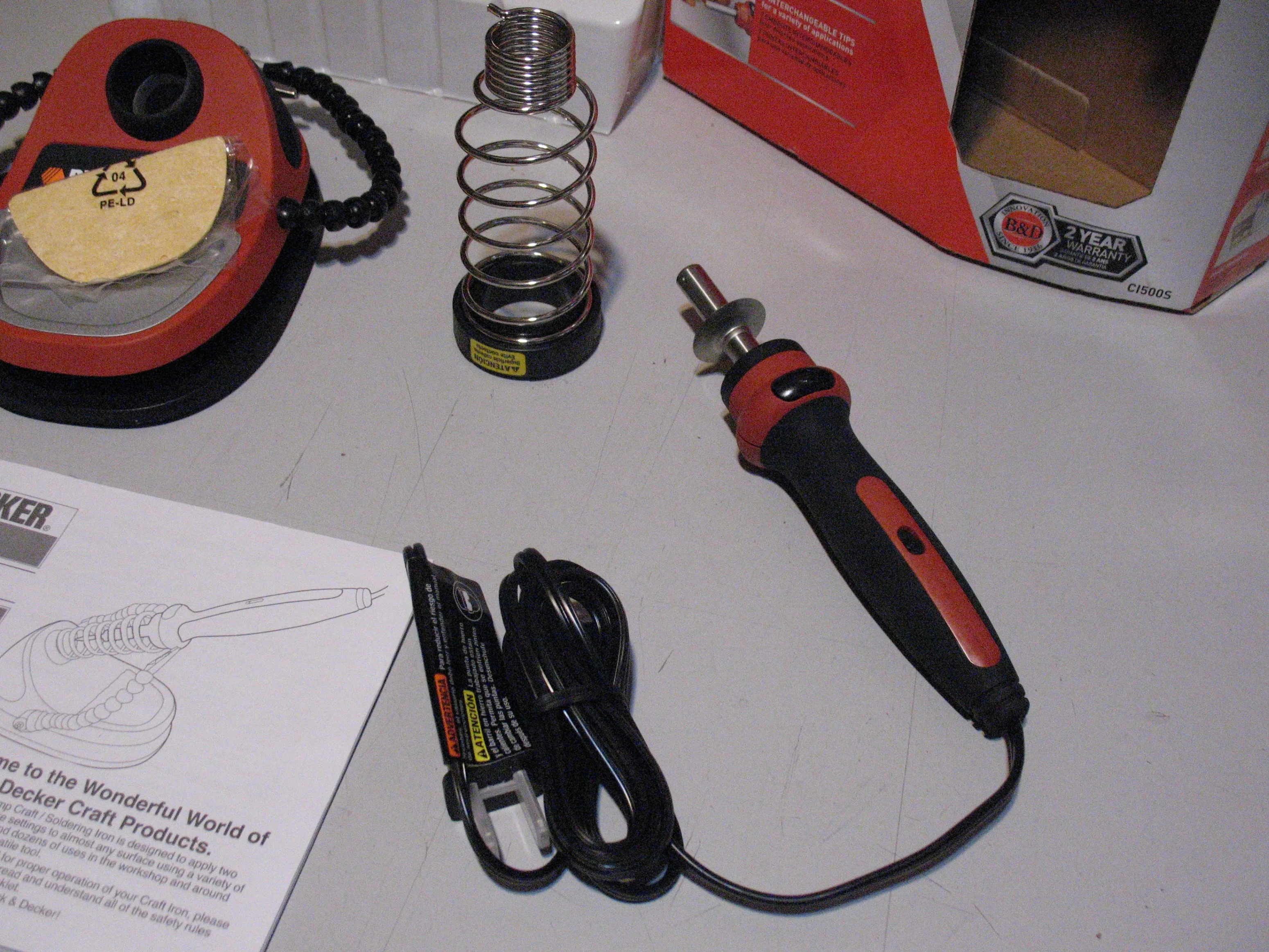 Black & Decker Soldering and Craft Iron, BRAND NEW image indicator(7)
