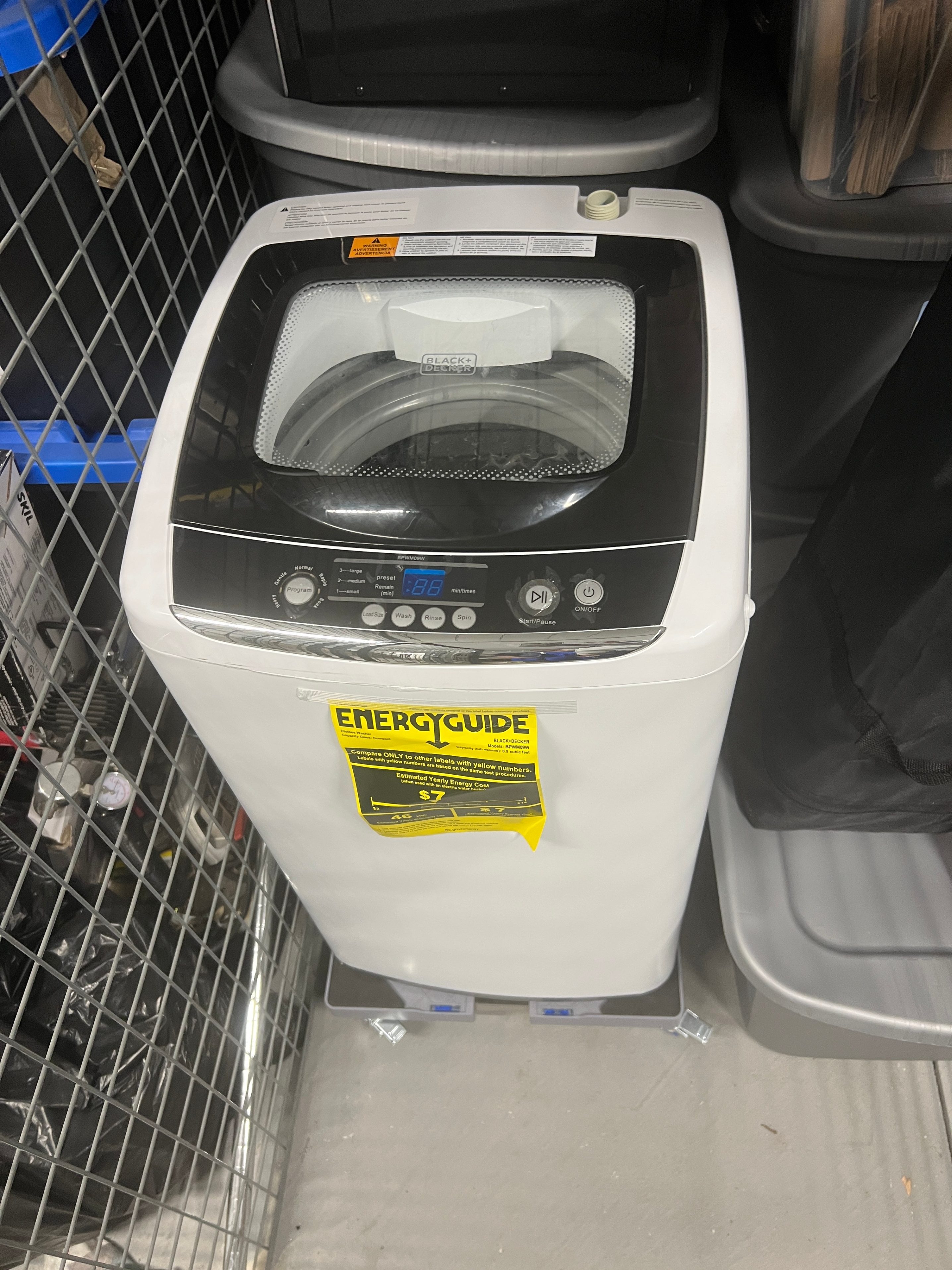 BLACK+DECKER Portable Washer + Dolly (Great Condition!) - photo 2