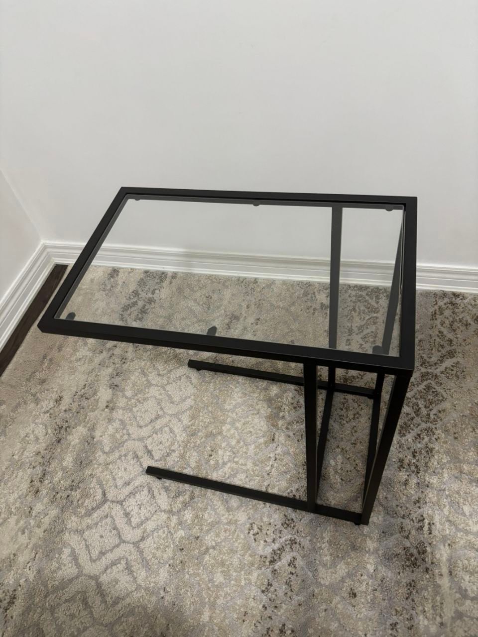 IKEA Laptop stand, black-brown/glass - photo 2