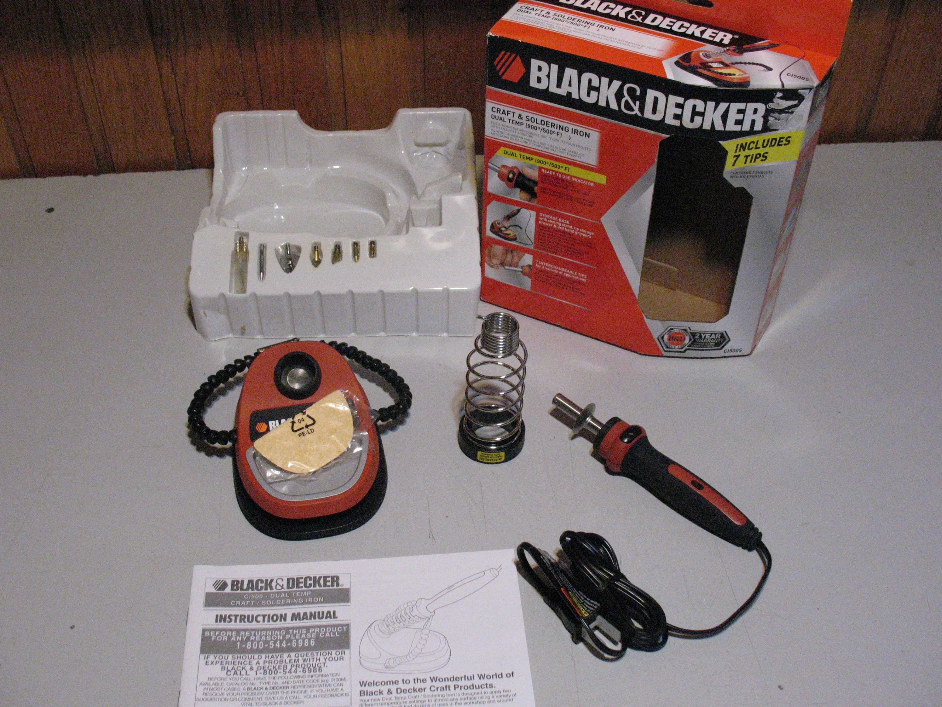 Black & Decker Soldering and Craft Iron, BRAND NEW image indicator(6)