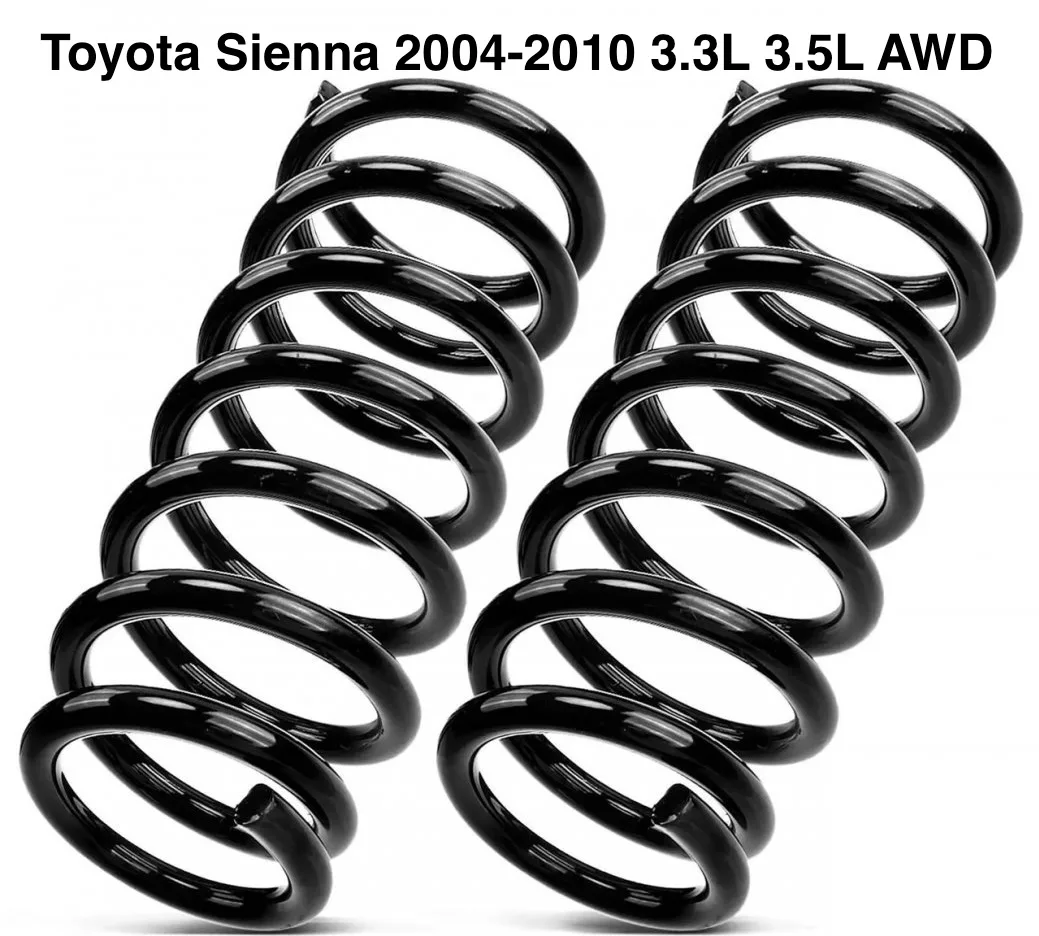 Toyota Sienna 2004-2010 – NEW 2 Pcs Rear Suspension Coil Springs thumbnail