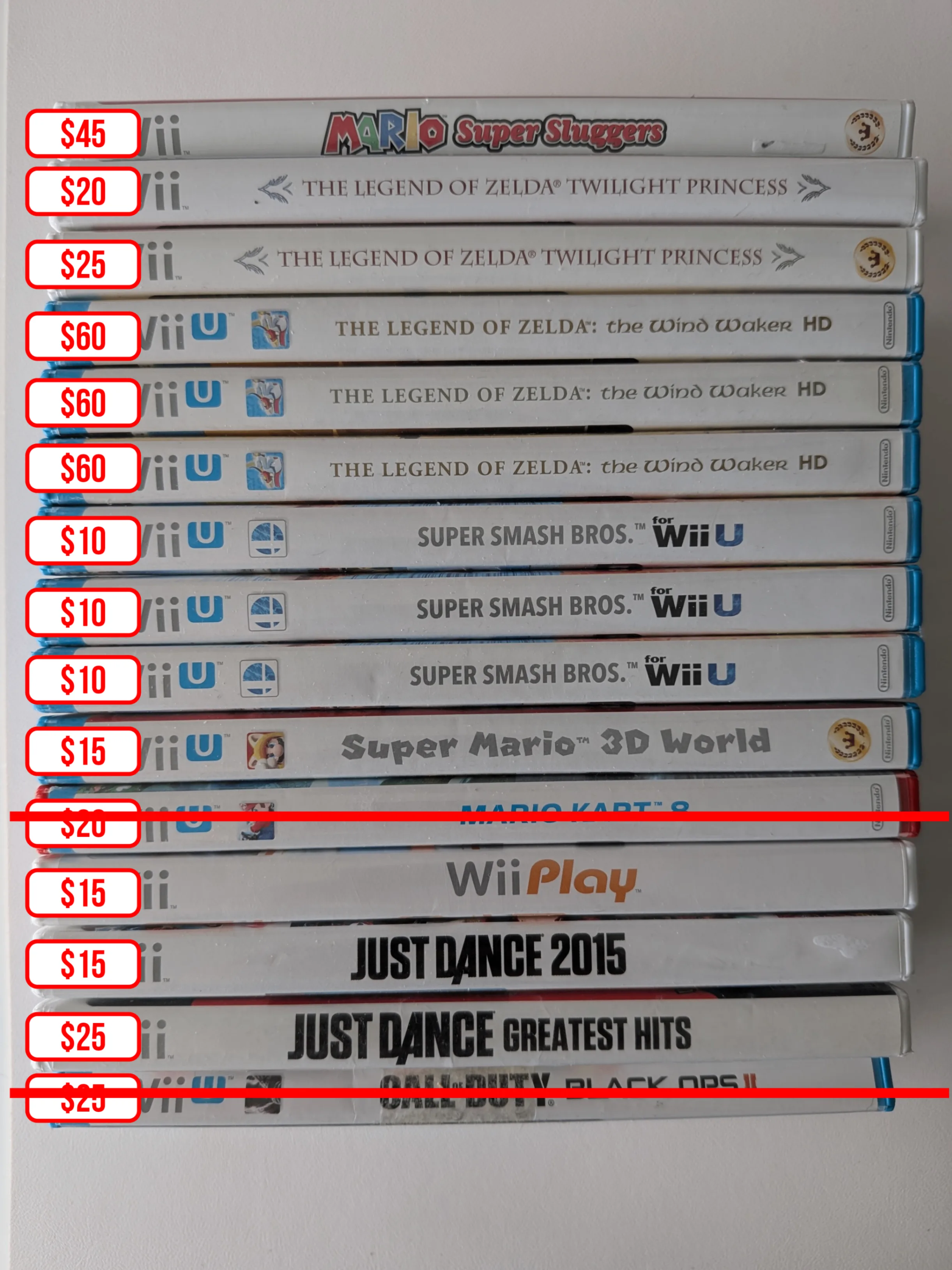 Wii&WiiU Games CIB thumbnail
