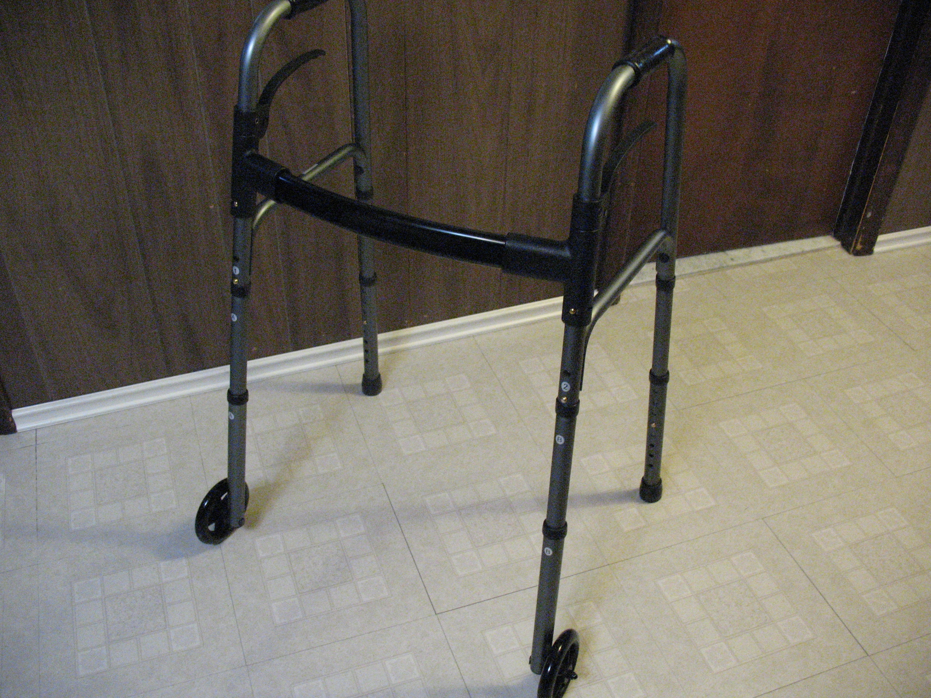Adult Adjustable Aluminum Walker, BRAND NEW - photo 5