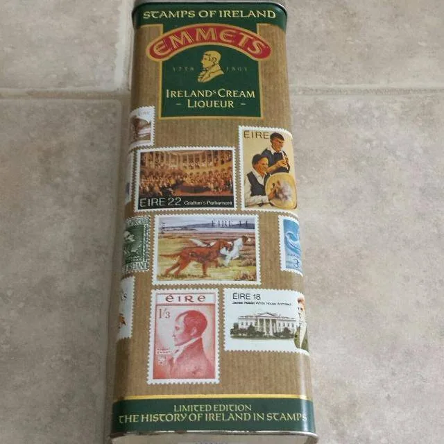 Vintage Emmets Tin – Stamps of Ireland Design Collectible thumbnail