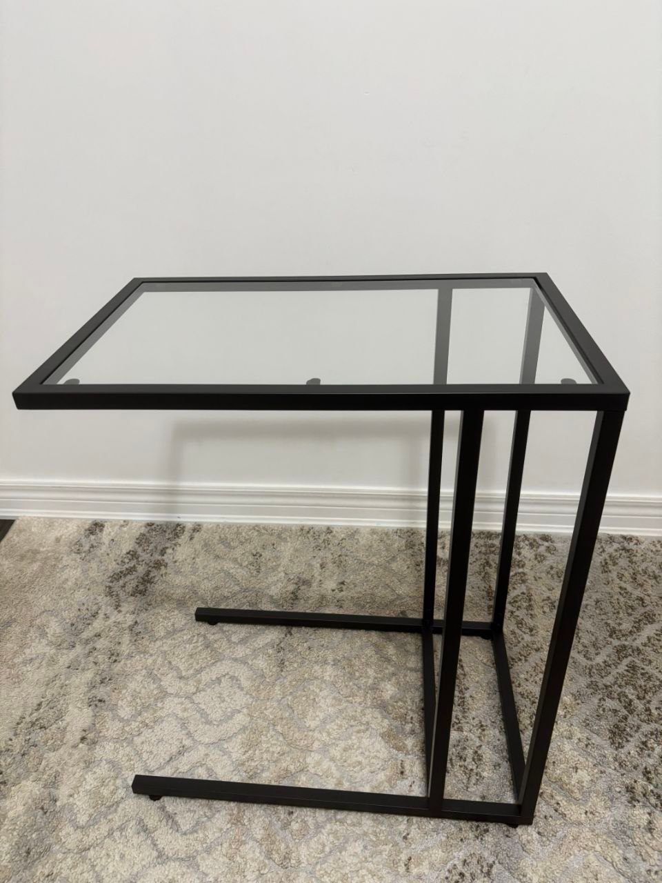 IKEA Laptop stand, black-brown/glass - photo 3