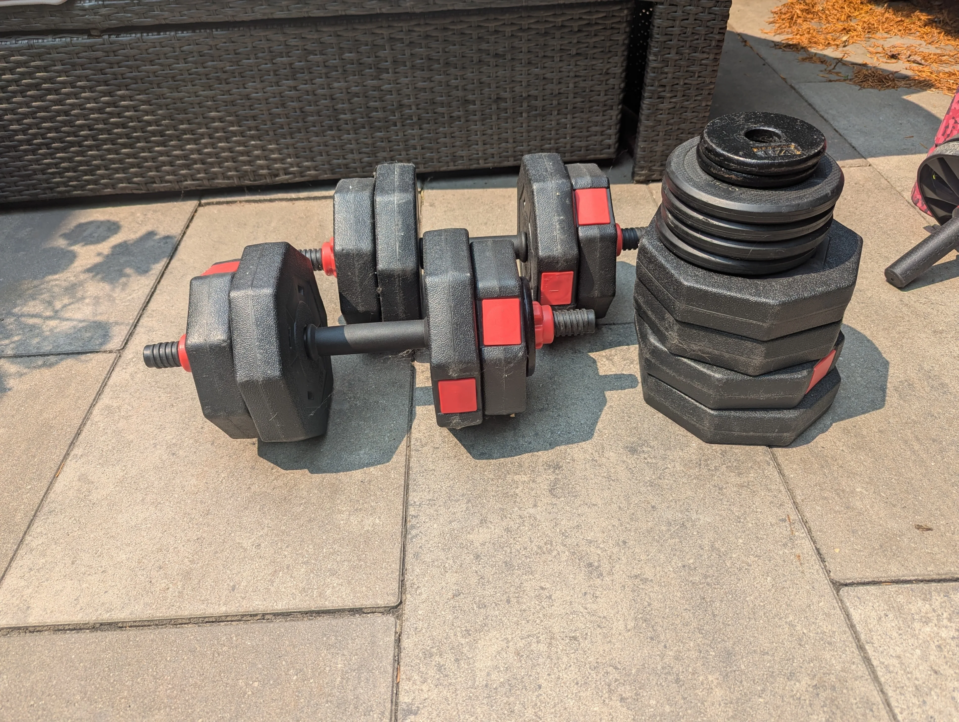 Adjustable Dumbbells Weight Set (Approx. 40 kg / 88 lbs) thumbnail