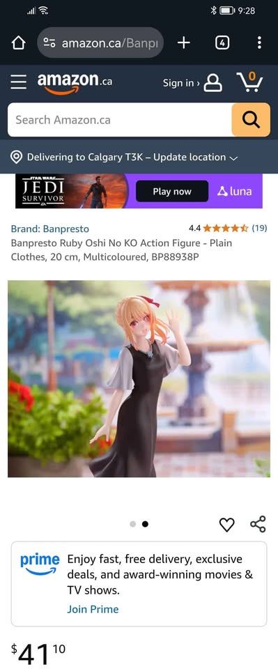 Brand new Bandai Banpresto Ruby Oshi No KO Action Figure