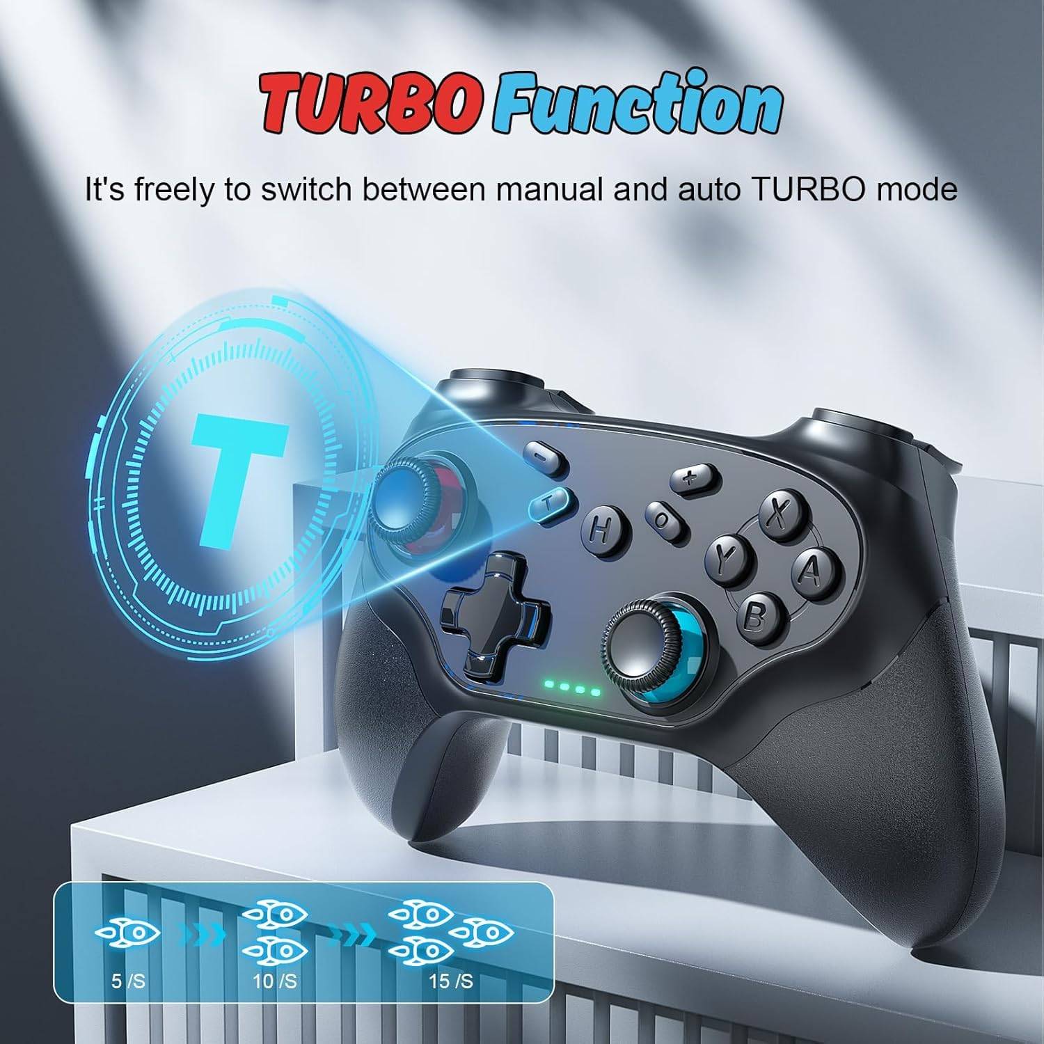Wireless Switch Controller for Switch 2/Lite/OLED/PC/Android/iOS - photo 3