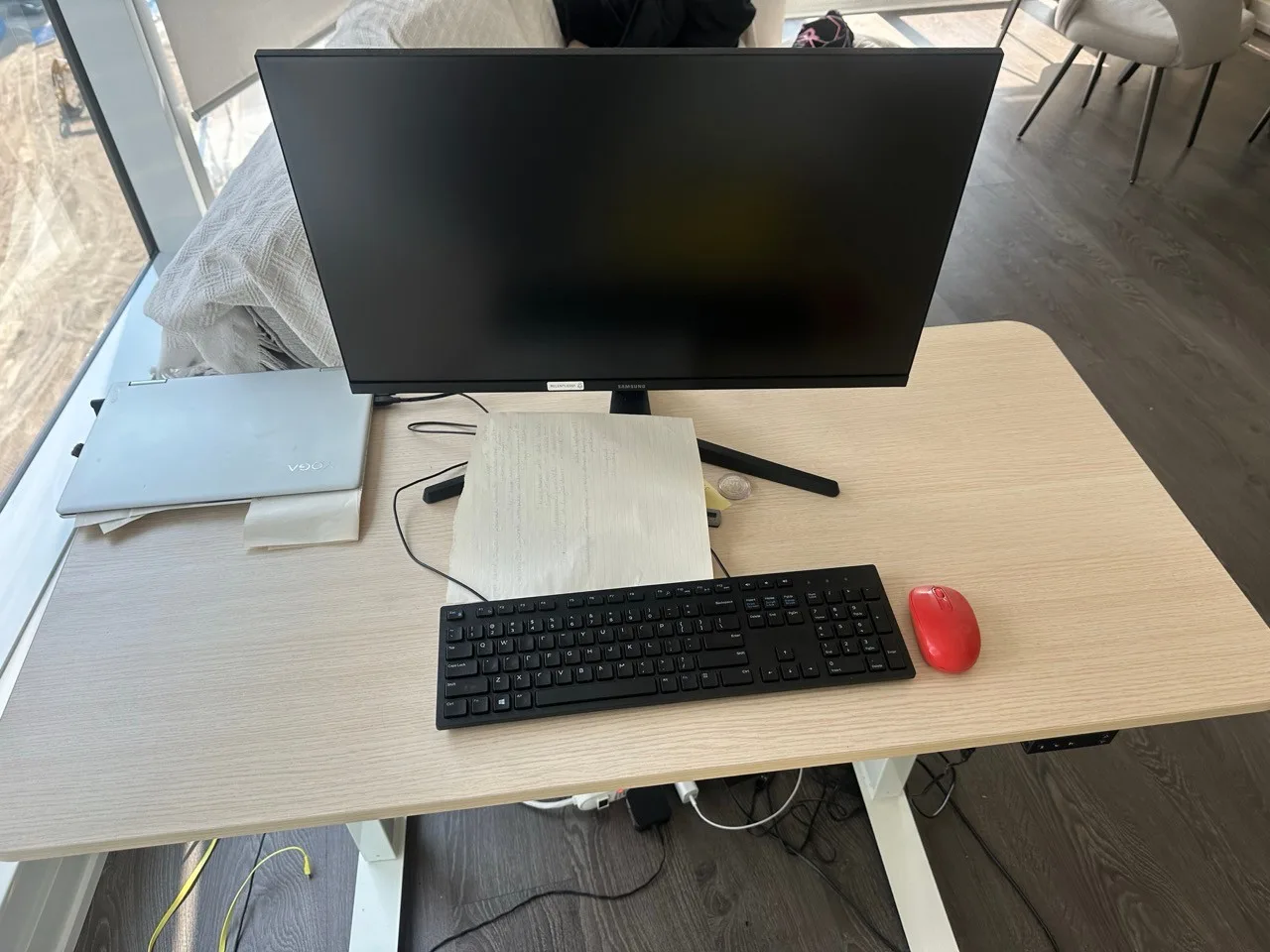 Standing Desk-  Standing Motorized Height Adjustable Office Desk thumbnail