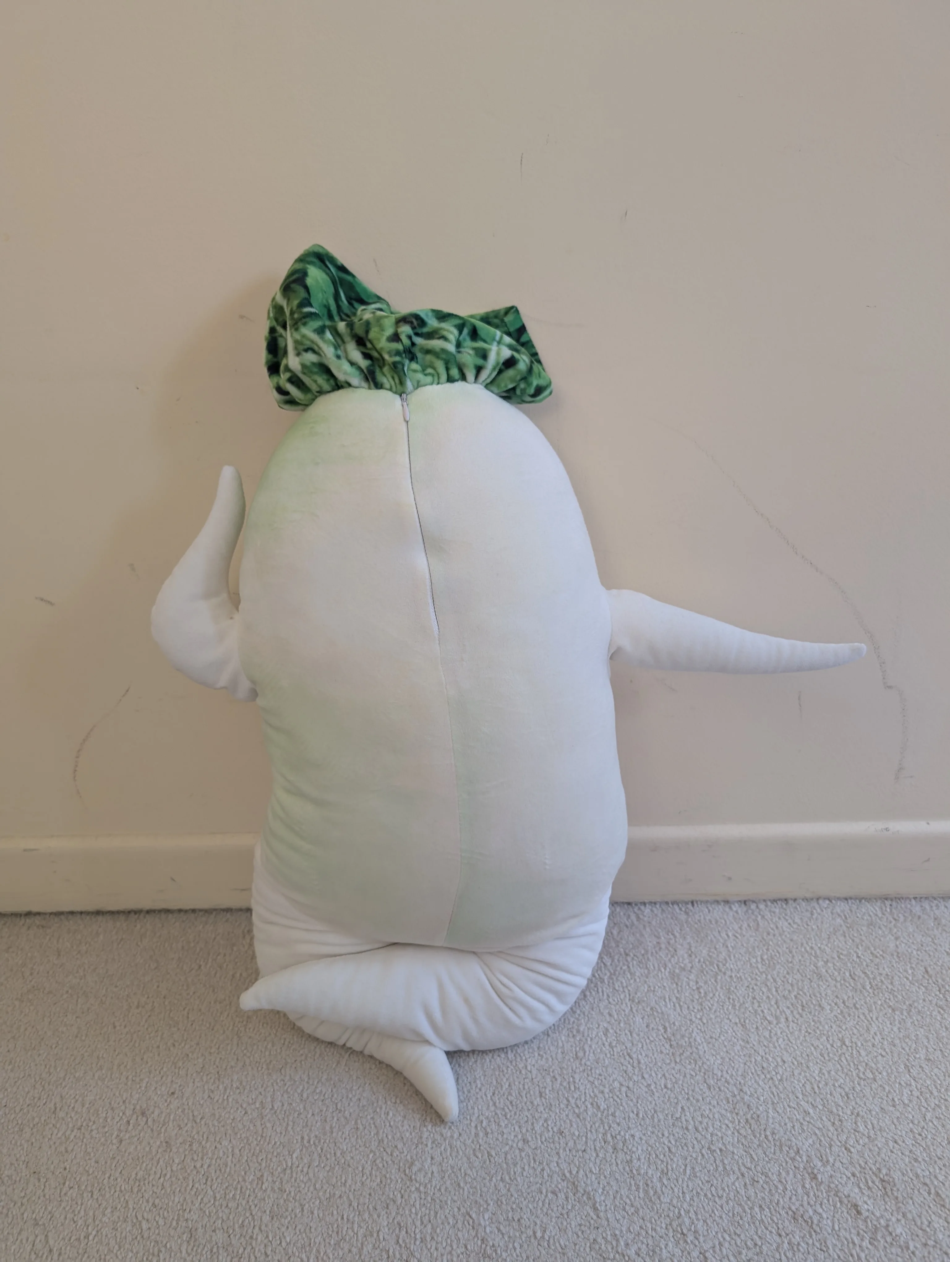 Daikon Radish Plush Toy – 60cm 🌱