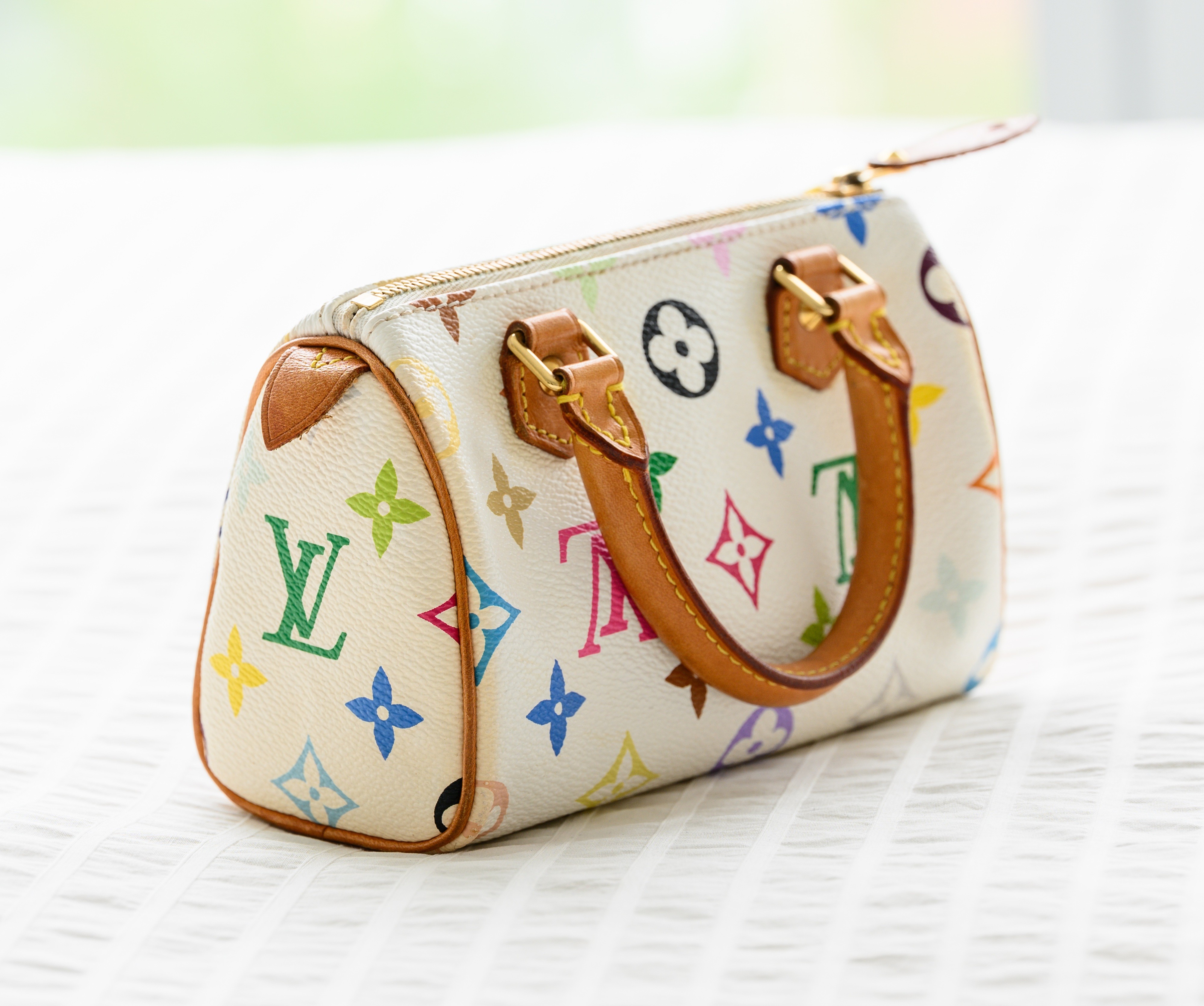 Louis Vuitton × Takashi Murakami Nano Speedy Bag (Authentic) - photo 2
