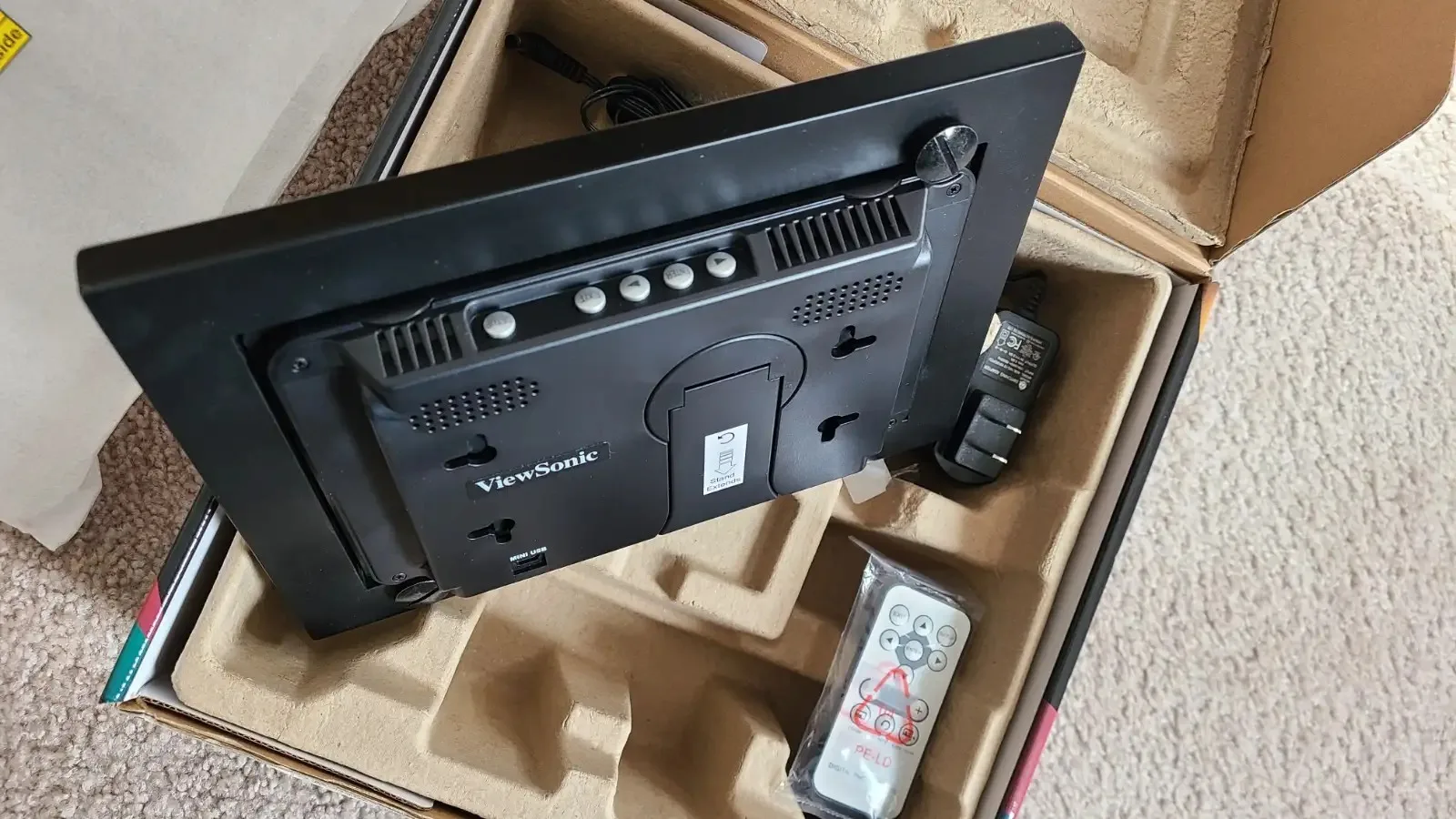 99% new - 7" LCD digital photo frame image indicator(3)