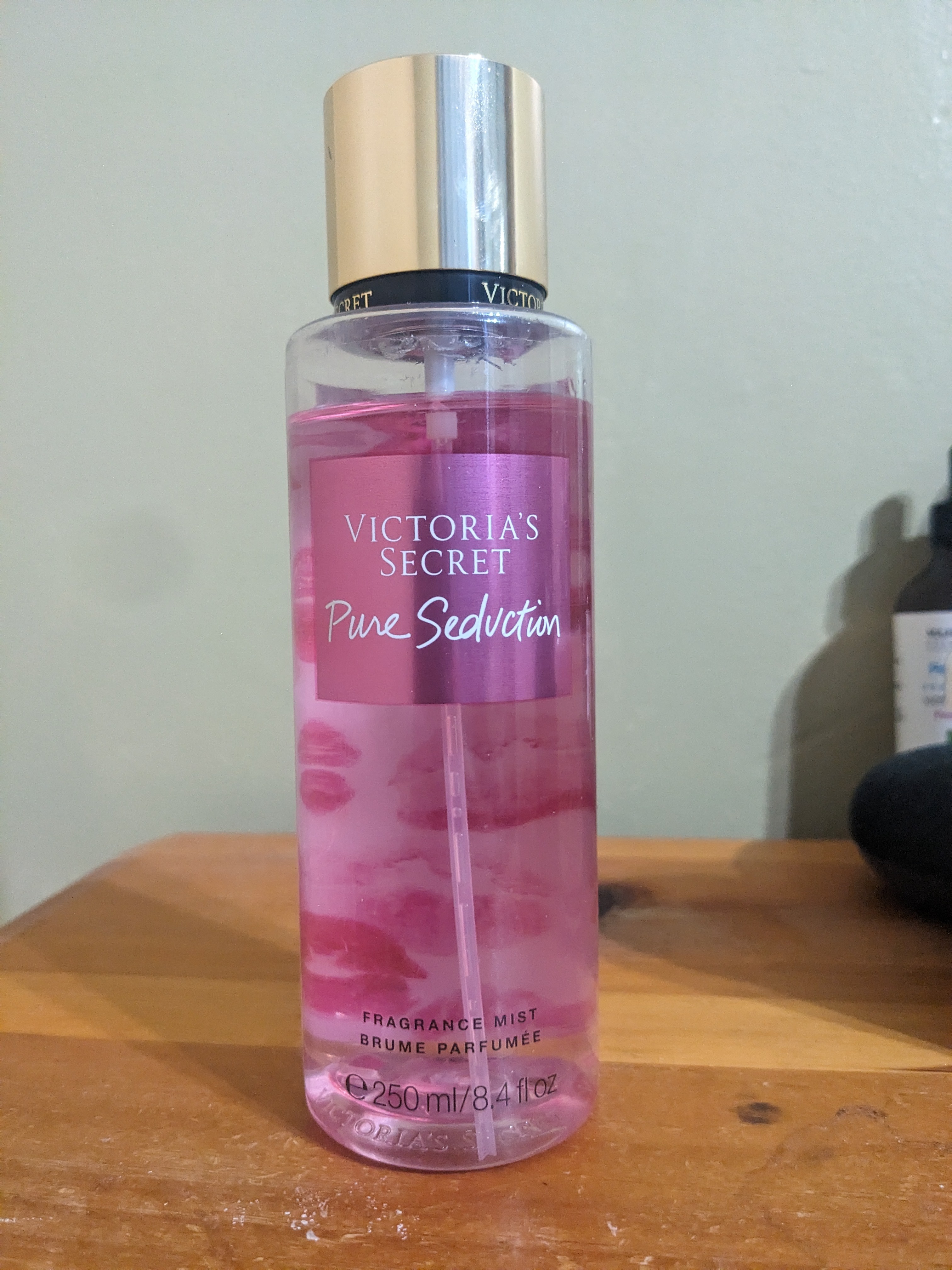 Victoria's Secret Pure Seduction Fragrance Mist.
