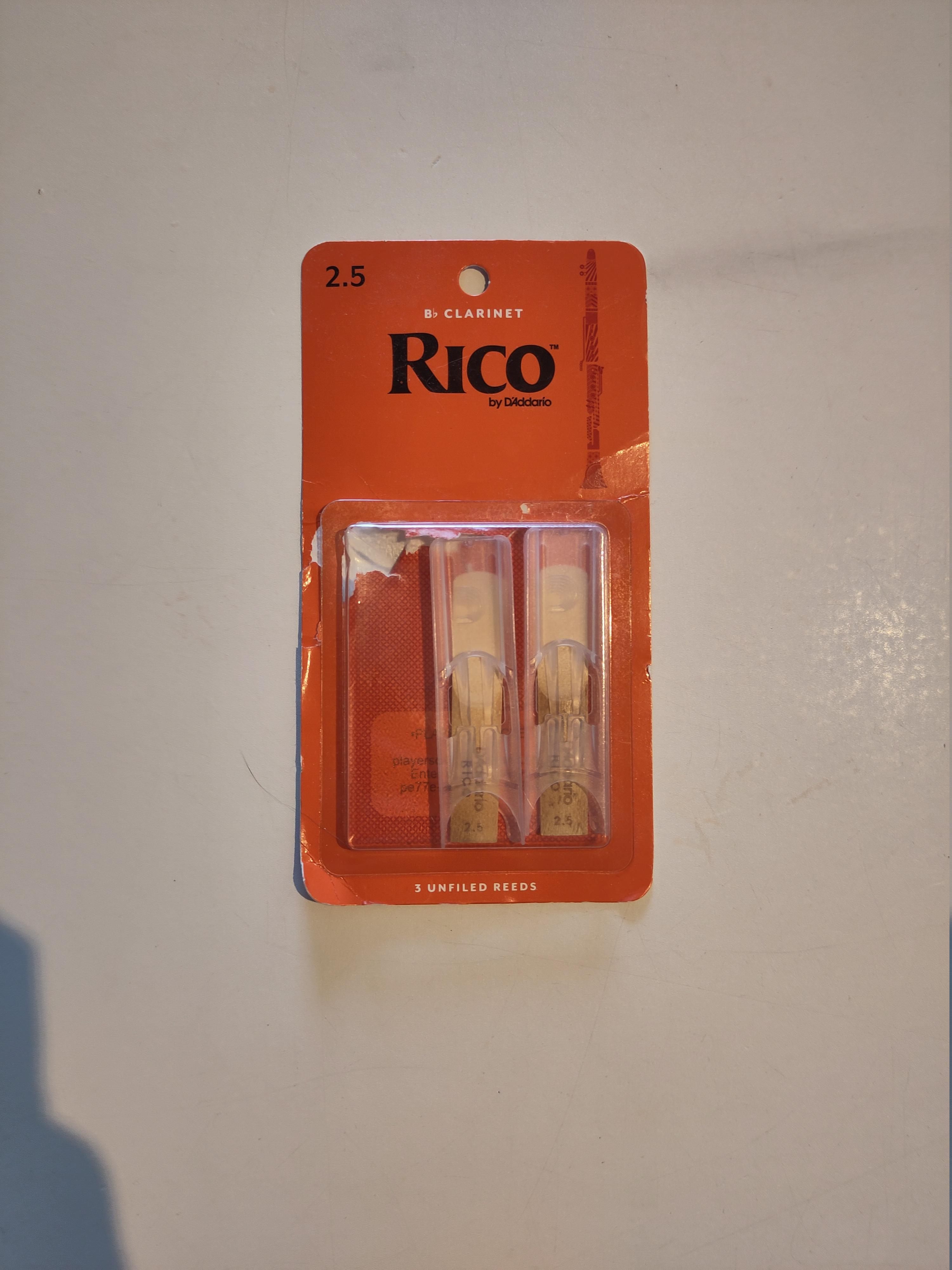 Rico Bb Clarinet Reeds