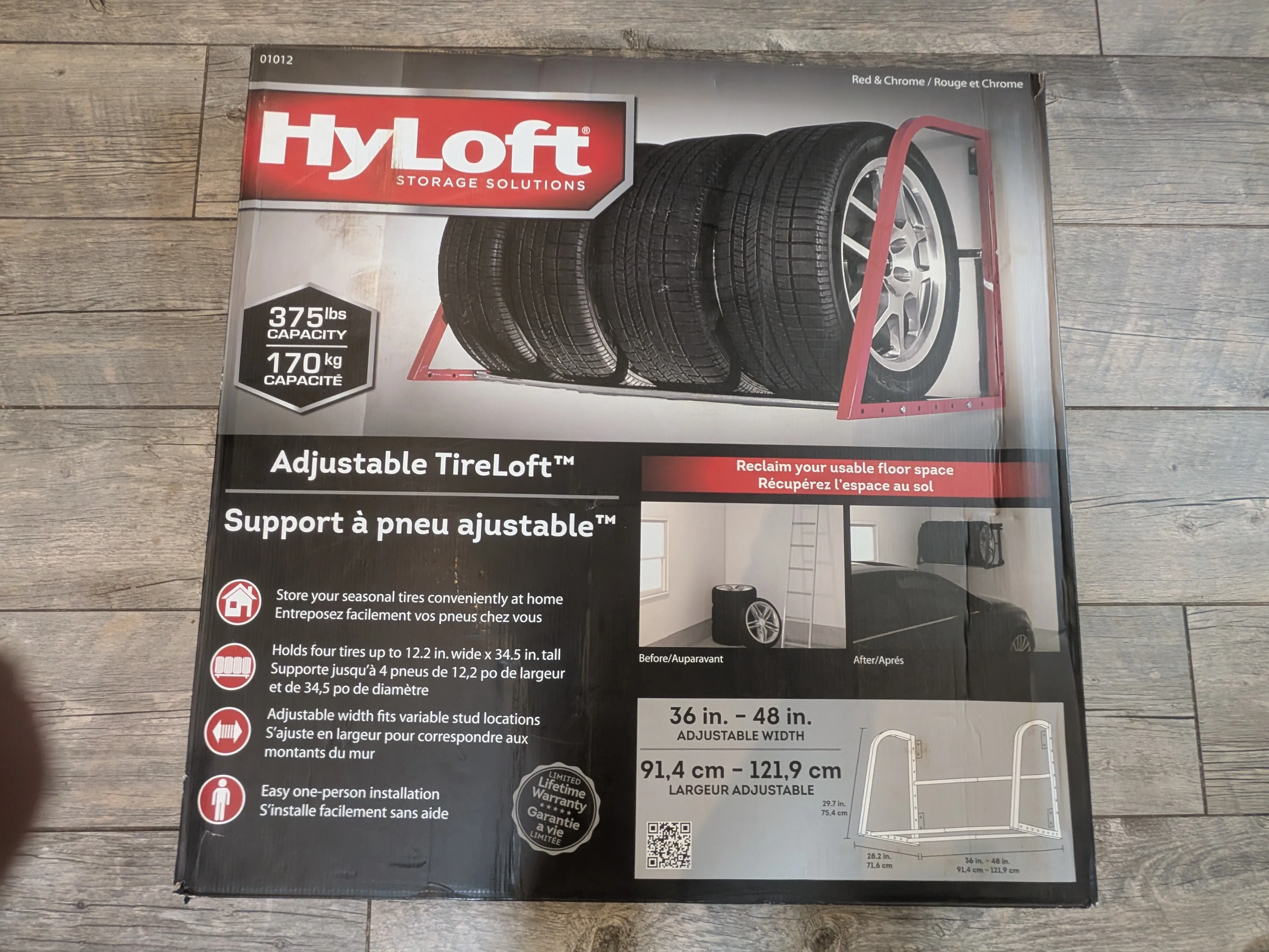 HyLoft Adjustable TireLoft from Lee Valley thumbnail