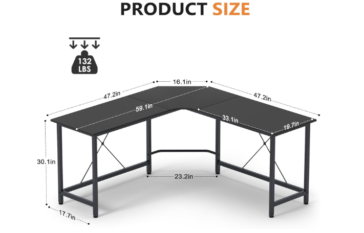 L Shaped Desk Computer - photo 2
