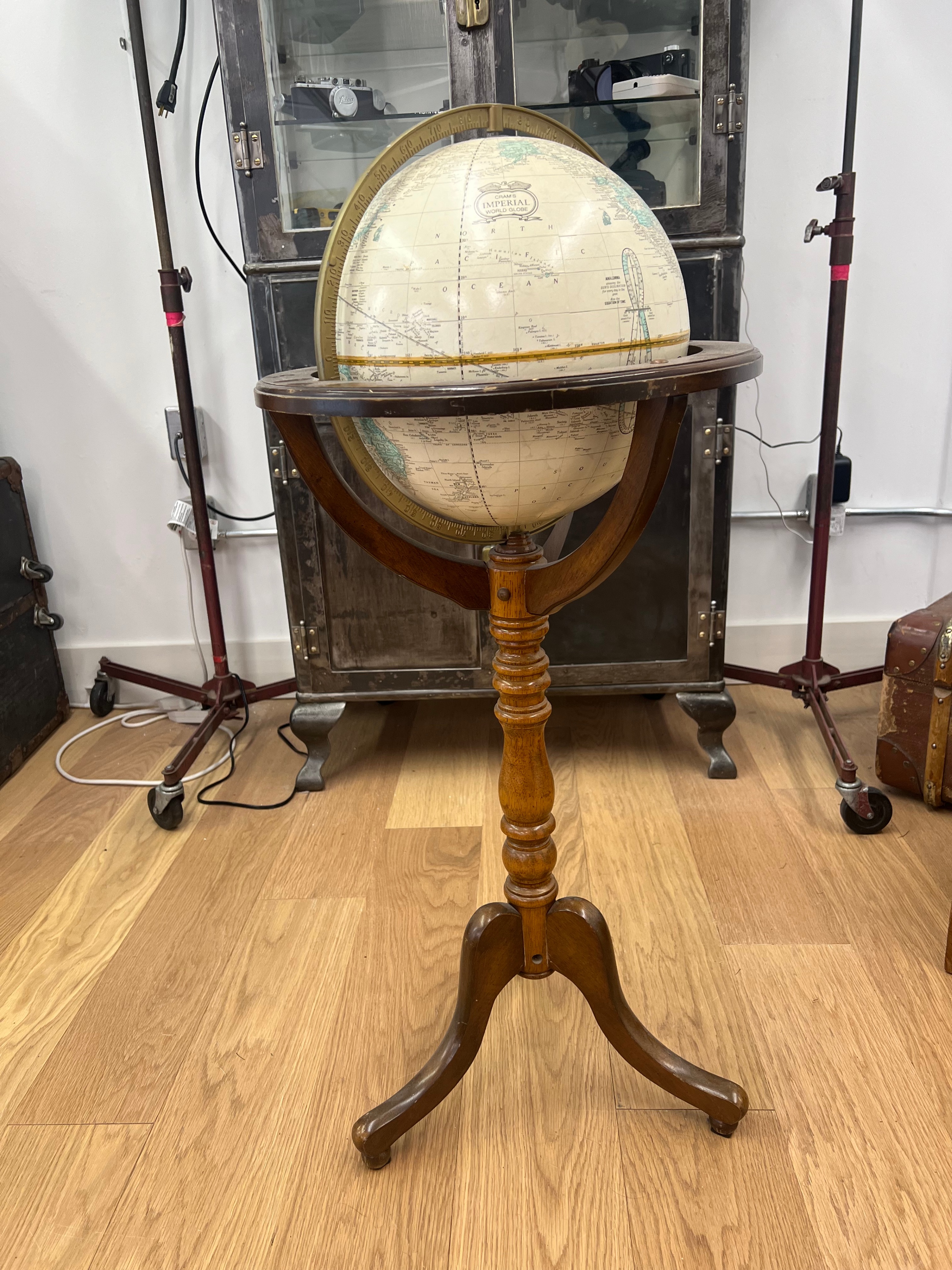 Vintage CRAM's Standing Globe