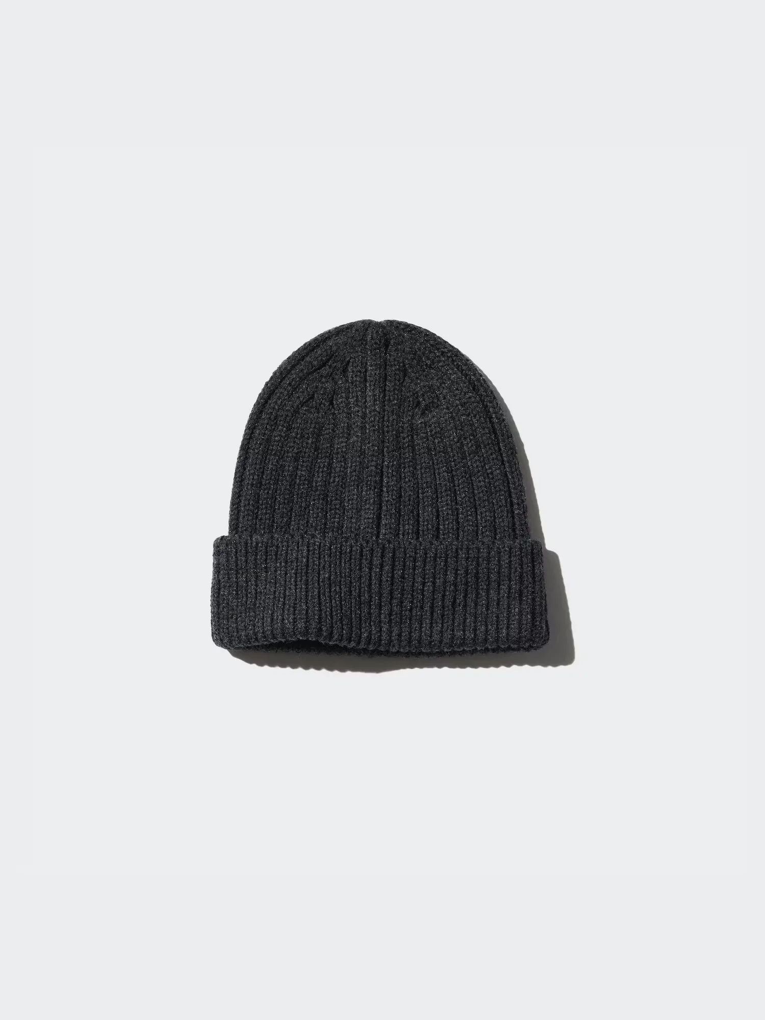 Uniqlo HEATTECH Ribbed Beanie – Black thumbnail
