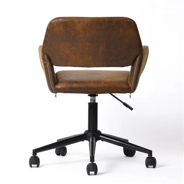 ✨ Homy Casa Adjustable Height Brown Suede✨ thumbnail