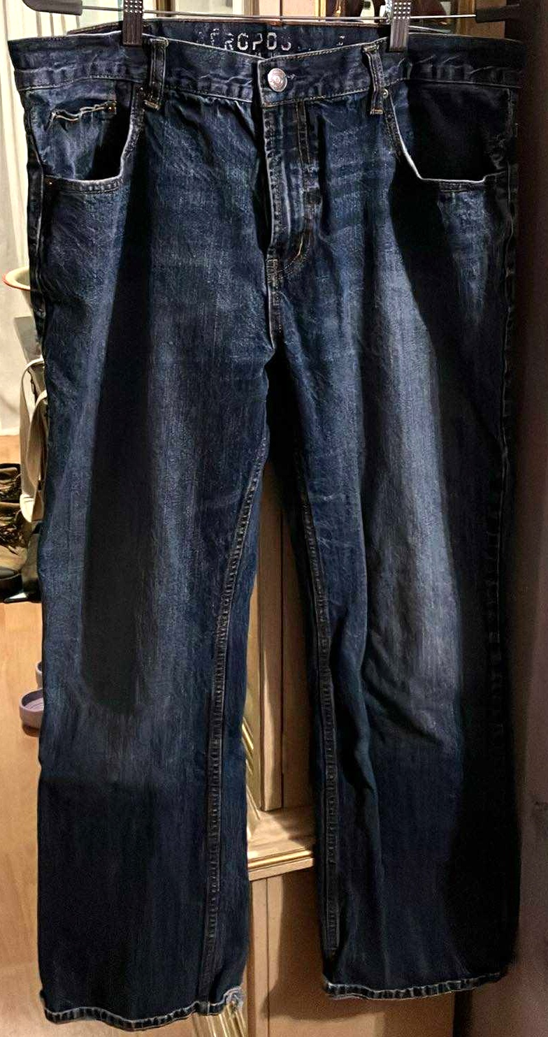 Man Aeropostale Driggs Slim Boot Cut Jeans - Size 36 X 32