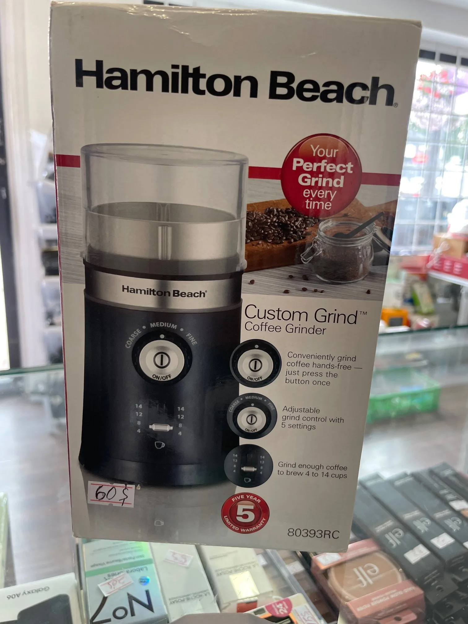 ☕ Hamilton Beach Coffee Grinder – Fresh Grounds Every Time! thumbnail