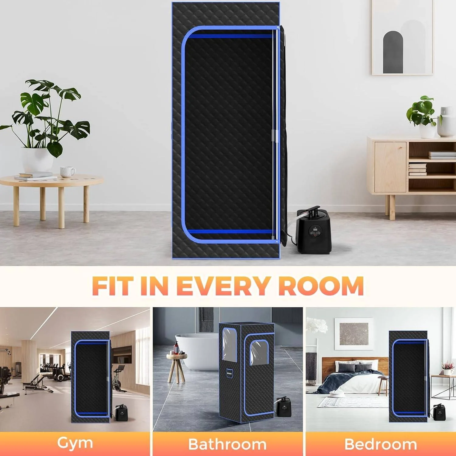 Portable Steam Sauna: Ultimate Home Spa Bliss image indicator(6)