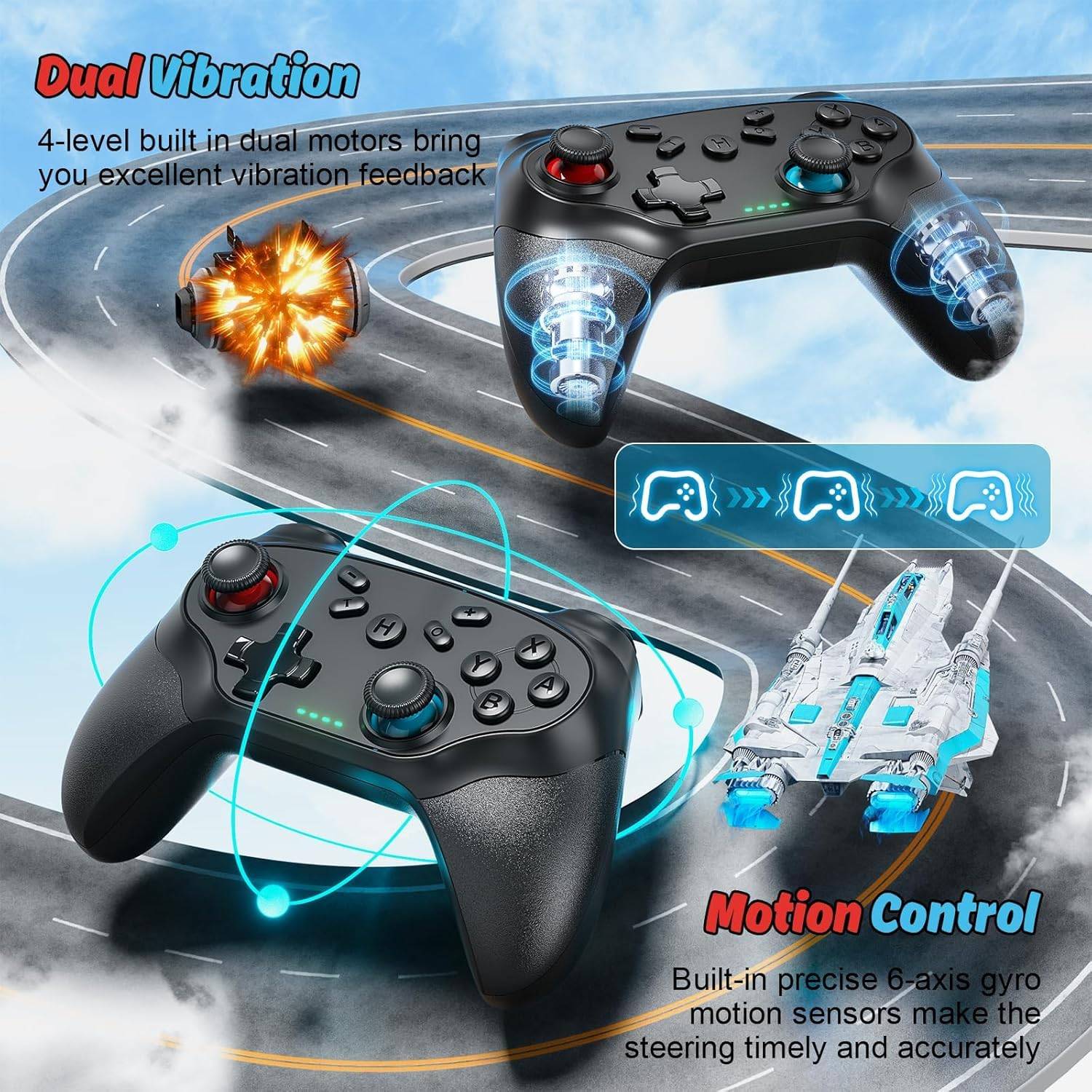 Wireless Switch Controller for Switch 2/Lite/OLED/PC/Android/iOS - photo 4