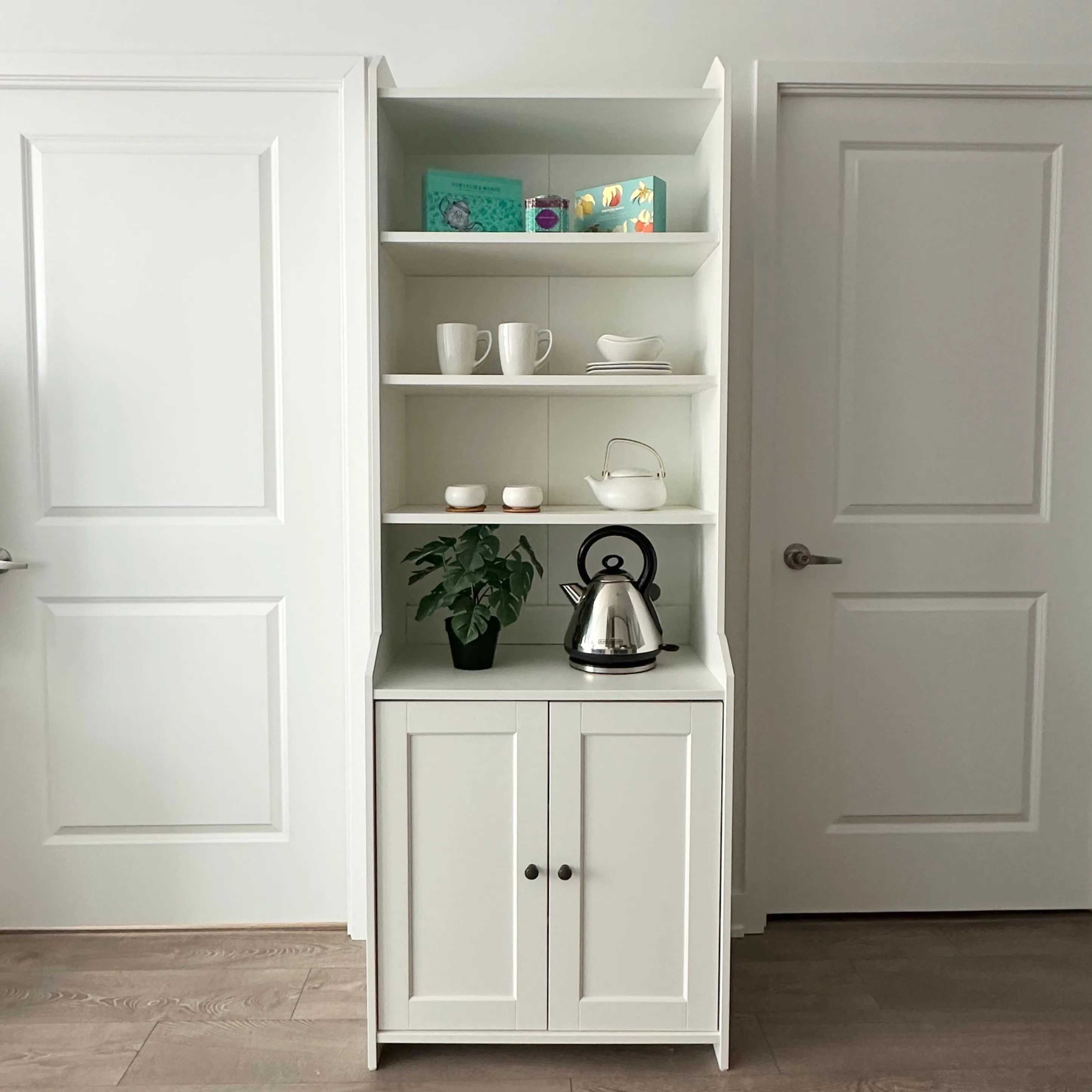 IKEA HAUGA White High Cabinet – Tall Storage Unit thumbnail