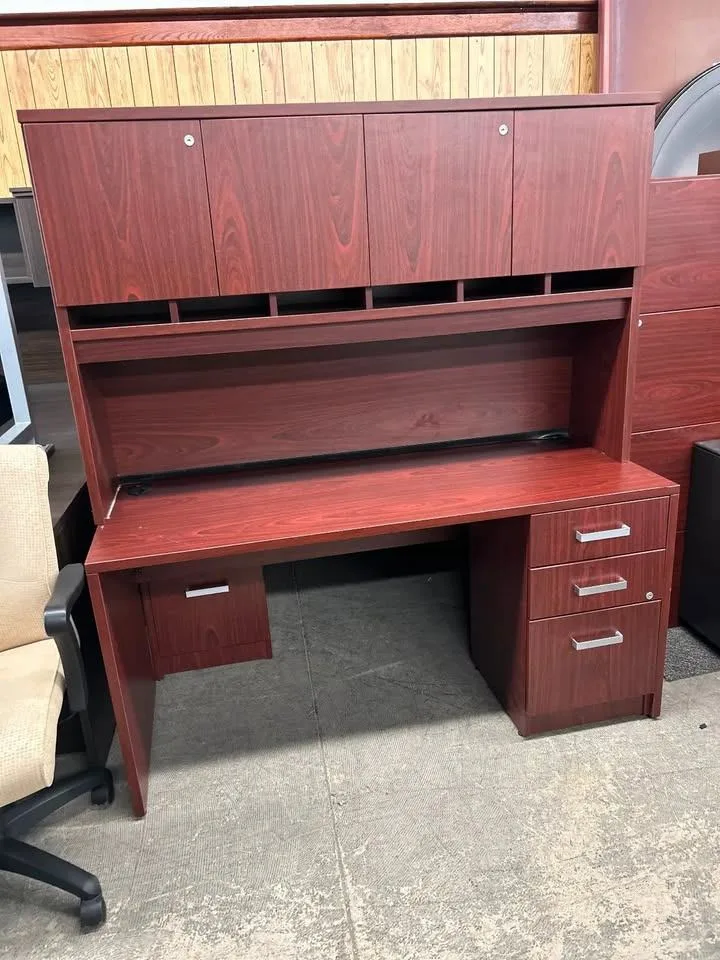 Desk with Hutch & Paper Sorter Compartments thumbnail