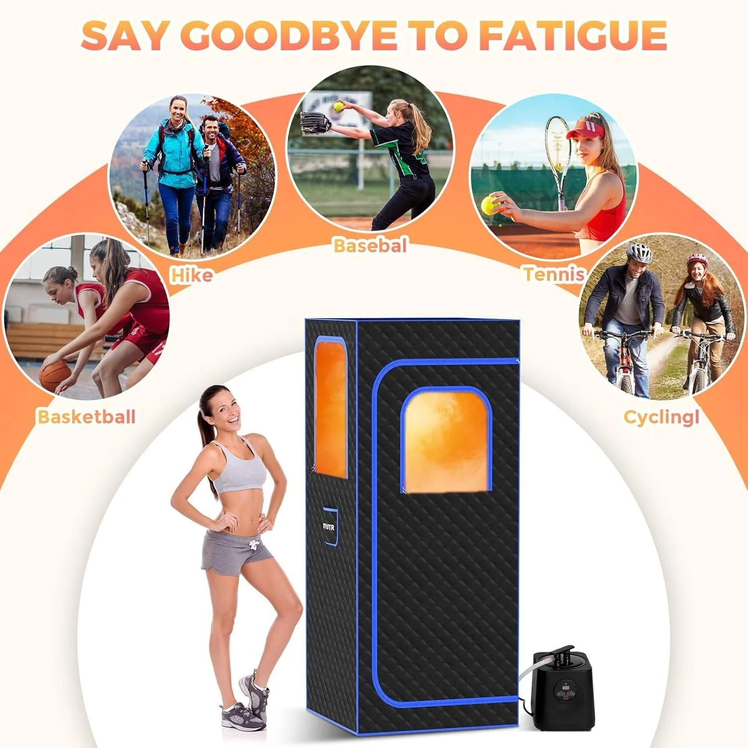 Portable Steam Sauna: Ultimate Home Spa Bliss image indicator(3)