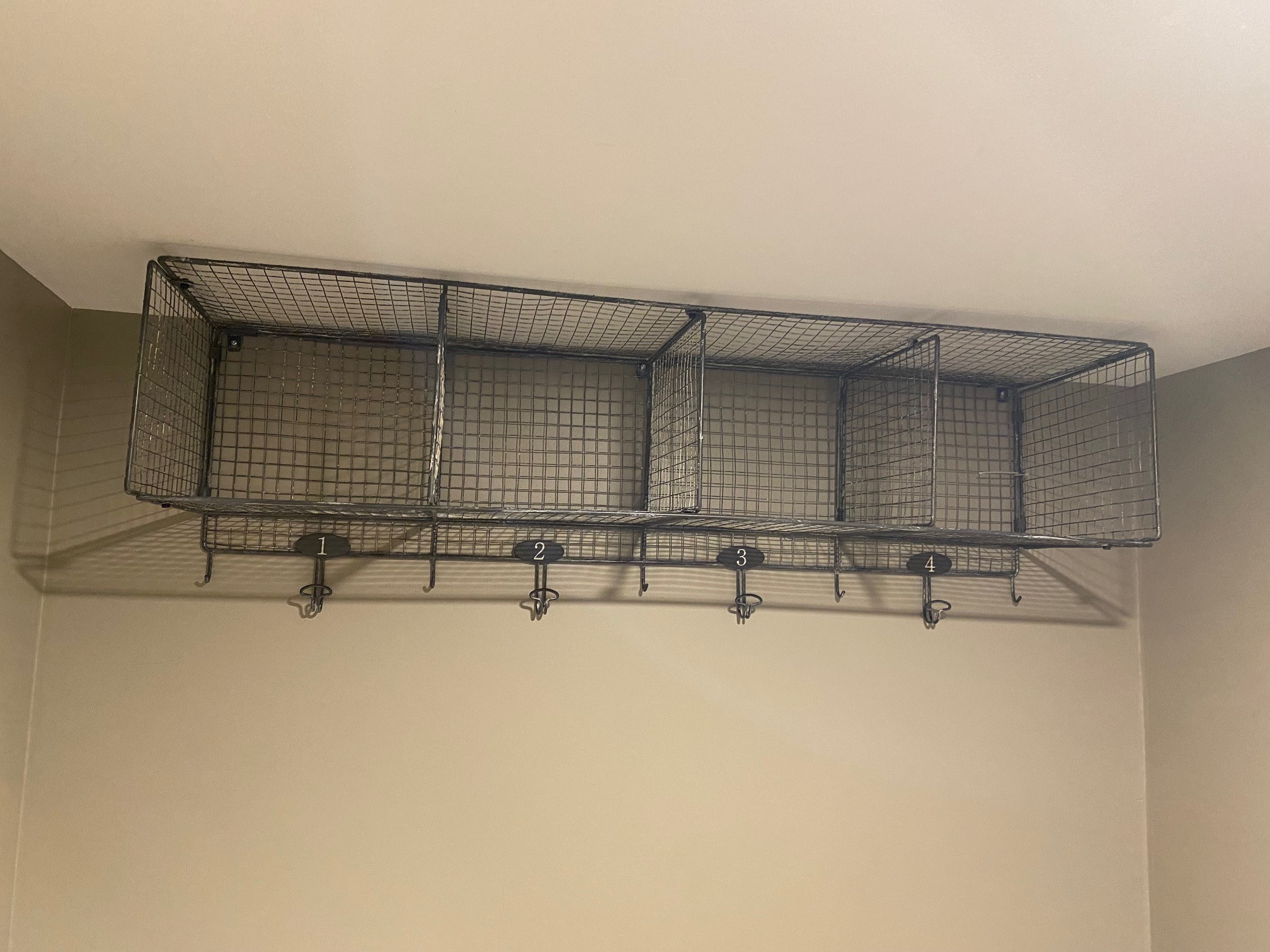 Coat Rack with Cubbies