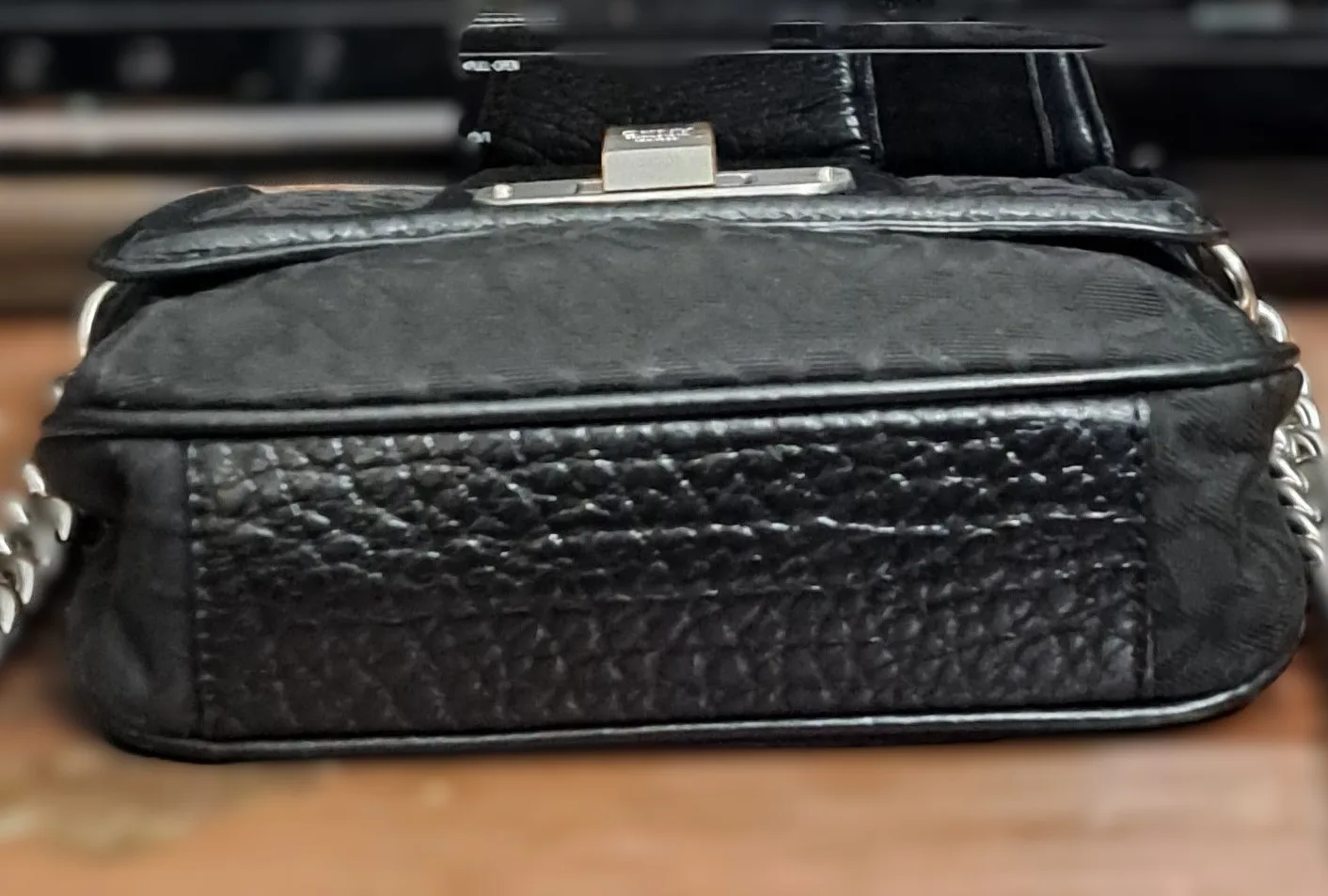 Authentic DKNY Monogram Leather Crossbody image indicator(3)