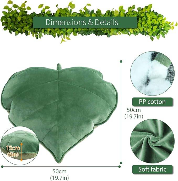 Leaf Throw Pillow/Cushion - photo 2