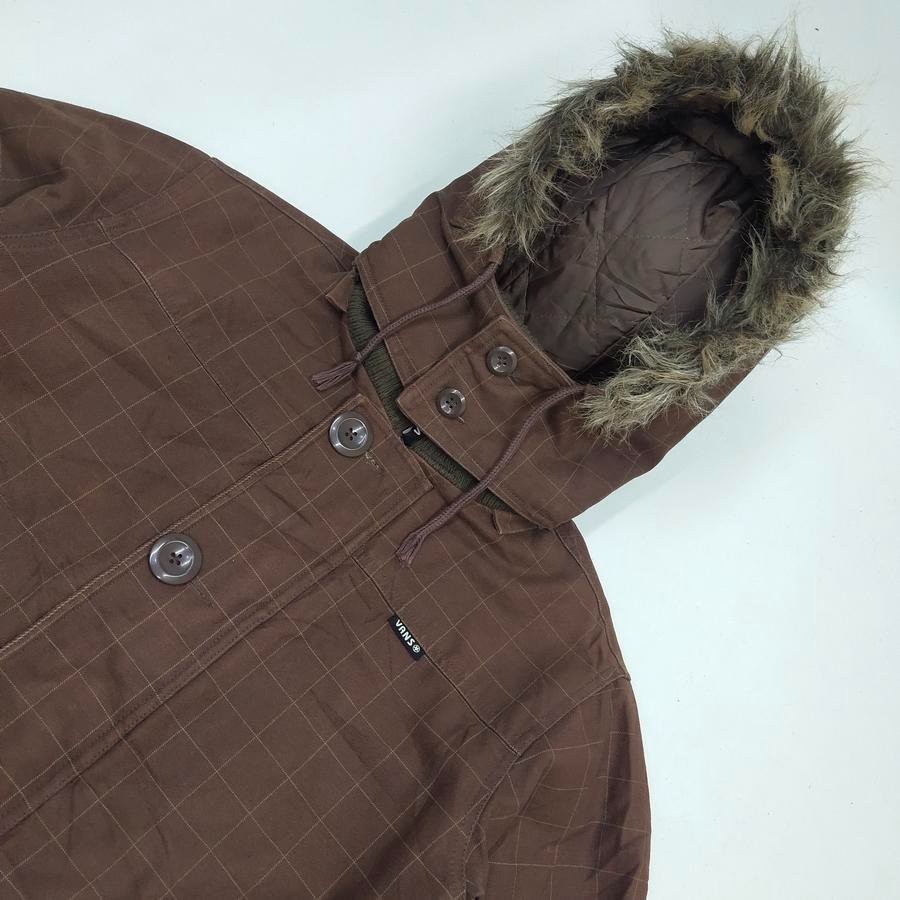 Vans Quilted Jacket with Detachable Hoodie – Size M - photo 3