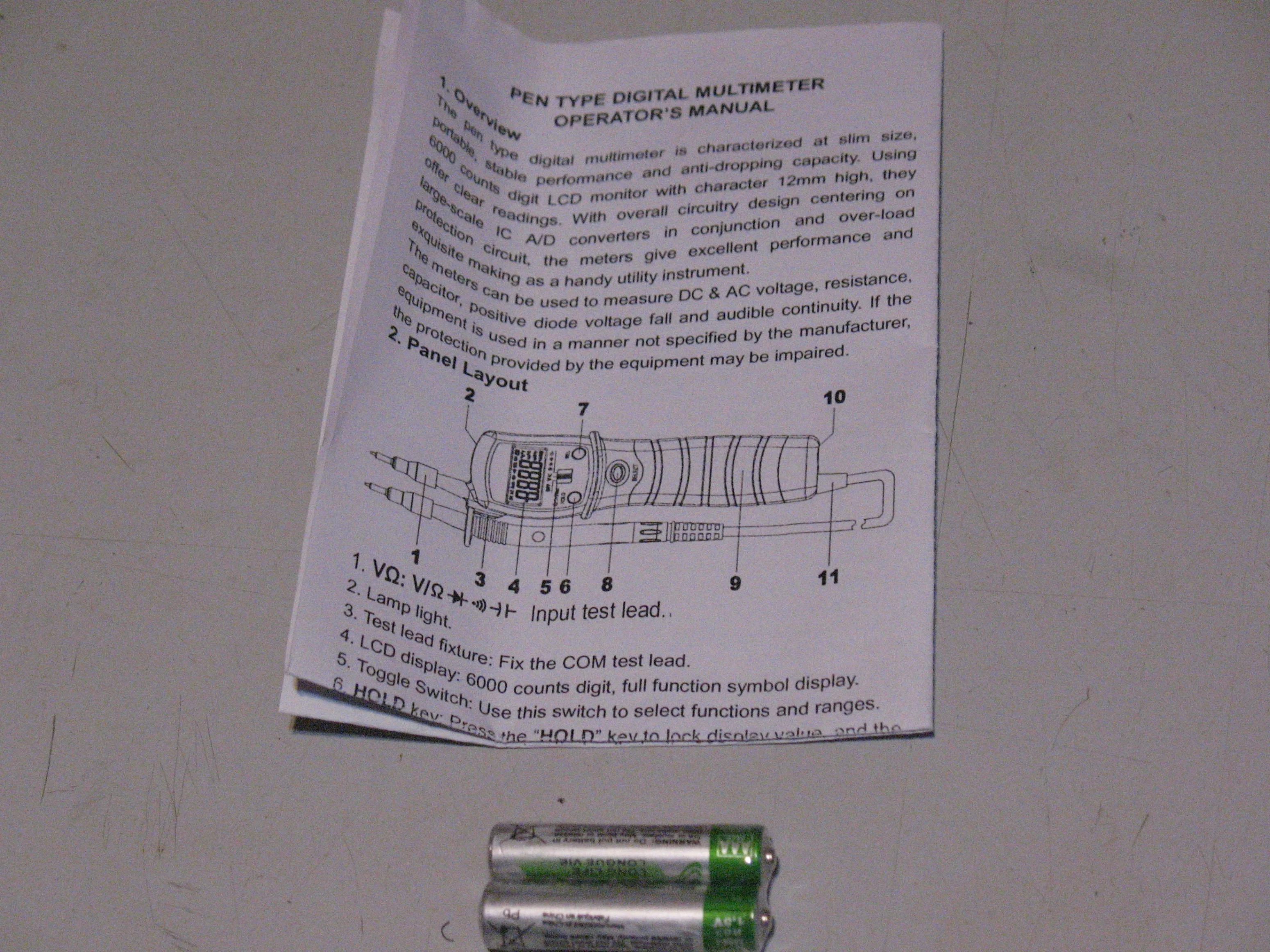 Voltage Tester and Digital Multimeter, BRAND NEW image indicator(3)