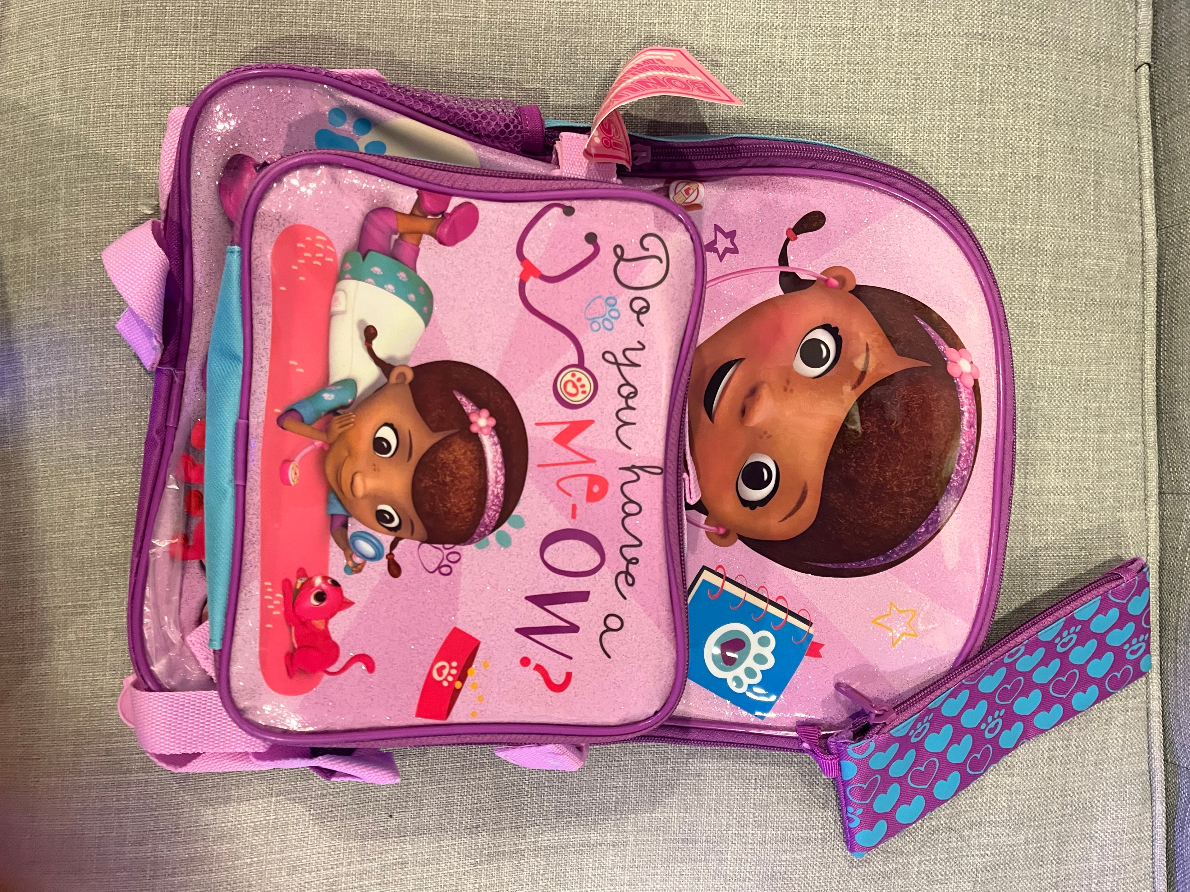 Disney Princess Girl's School Backpack Lunch Bag, Pencil Case - photo 3