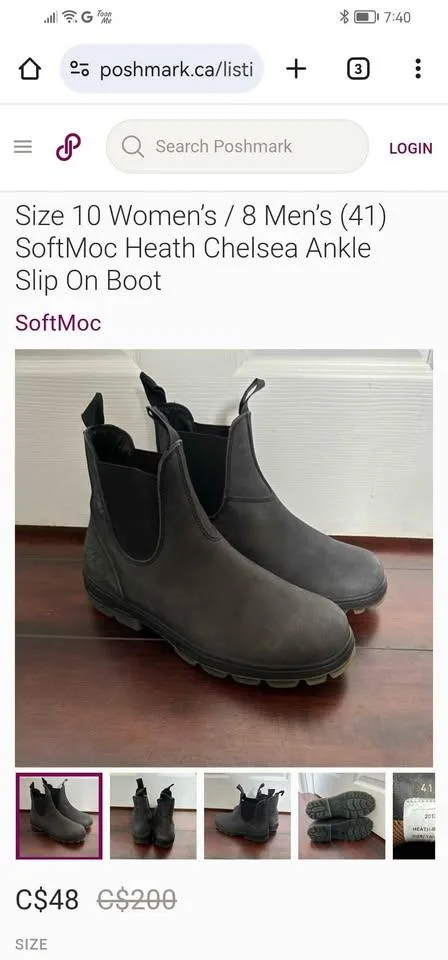 Softmoc Chelsea boots thumbnail