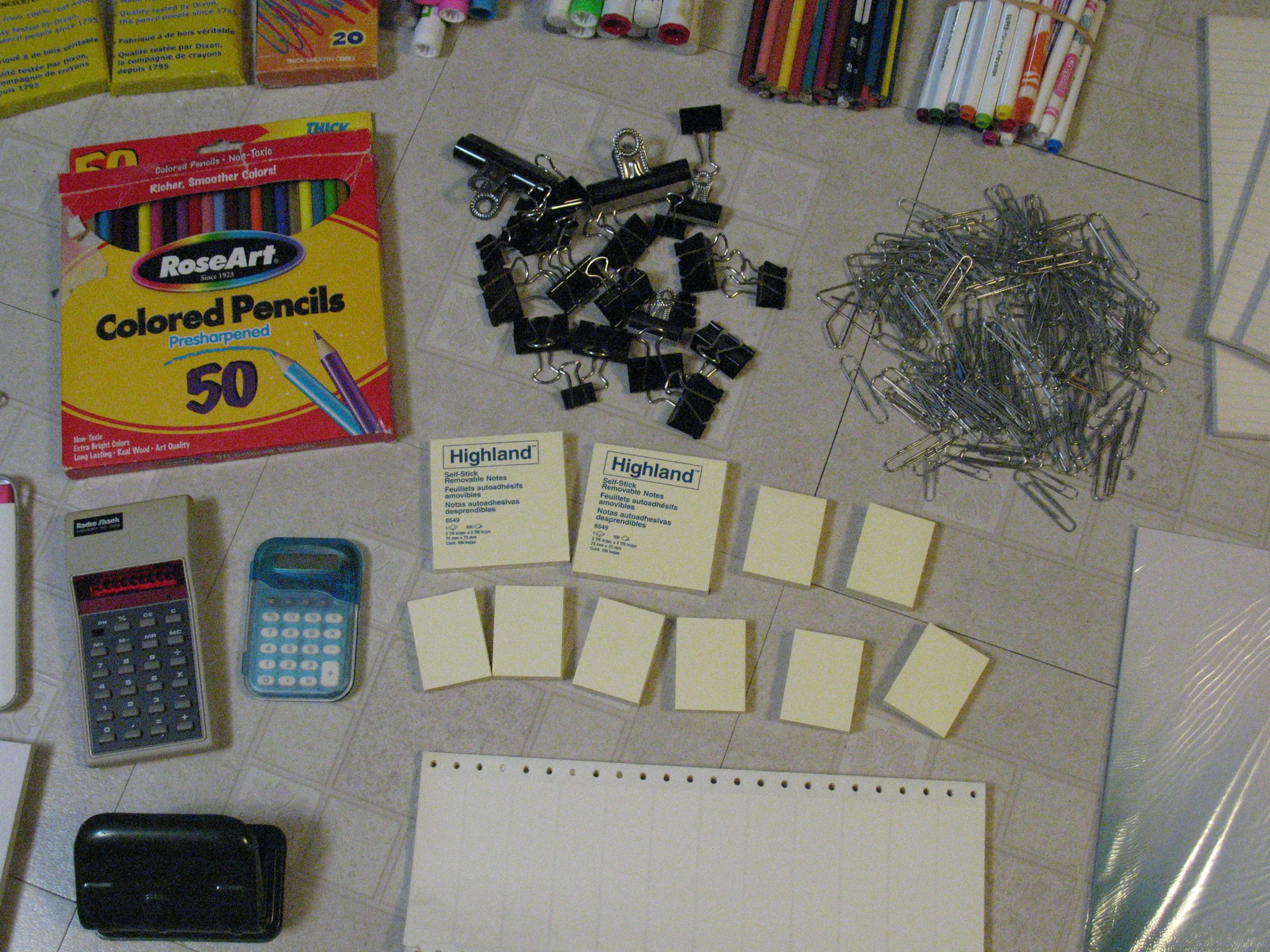 100's of Stationary, School, and Office Supplies image indicator(10)
